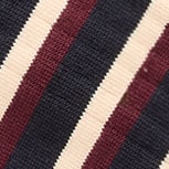 Striped piqu&eacute; socks NAVY MAROON IVORY MULTI