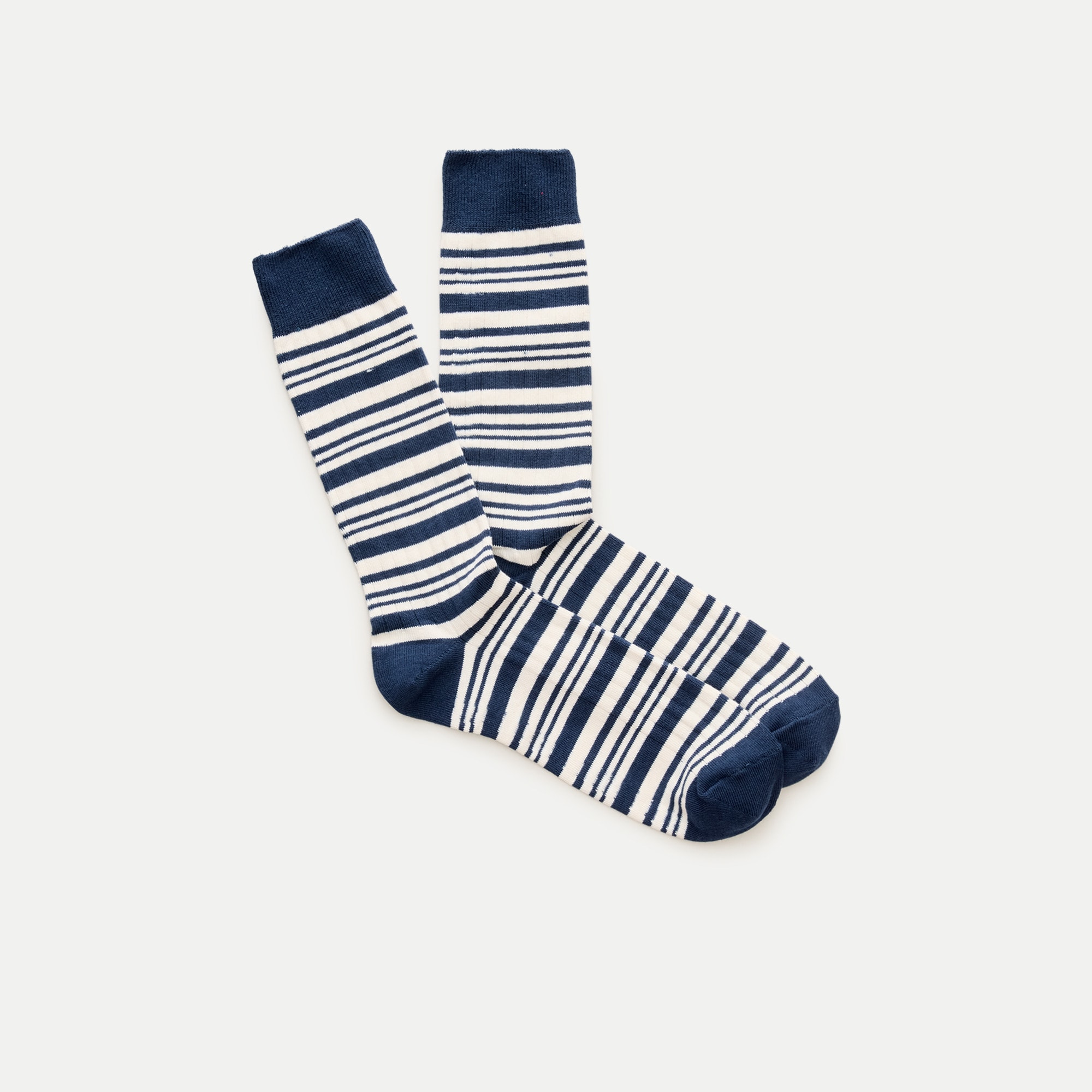 Striped piqu&eacute; socks - thumbnail 3