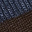 Colorblock ribbed socks MIDNIGHT CACAO