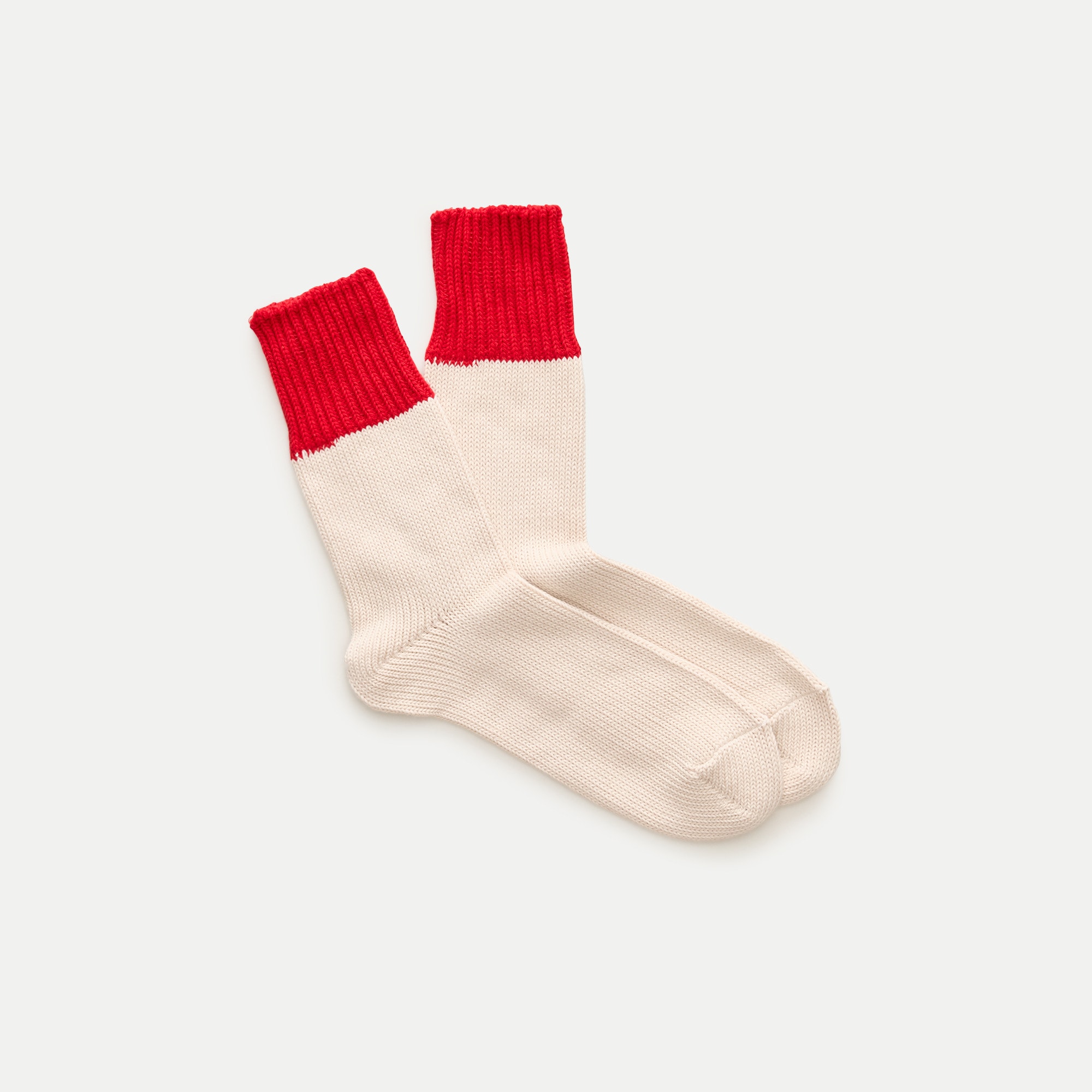 Colorblock ribbed socks