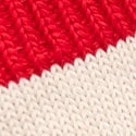 Colorblock ribbed socks SALT BOX RED CUFF