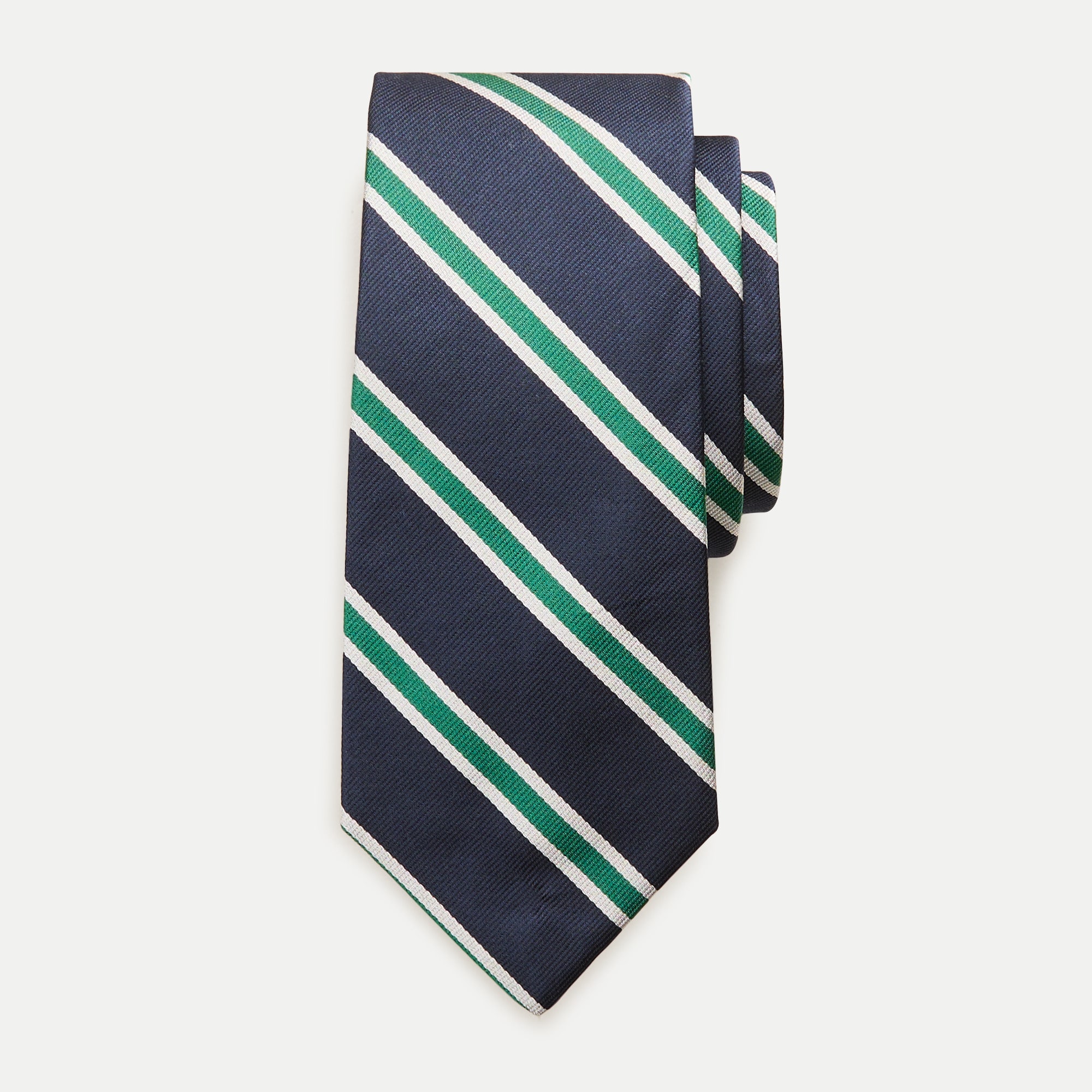 English silk striped tie