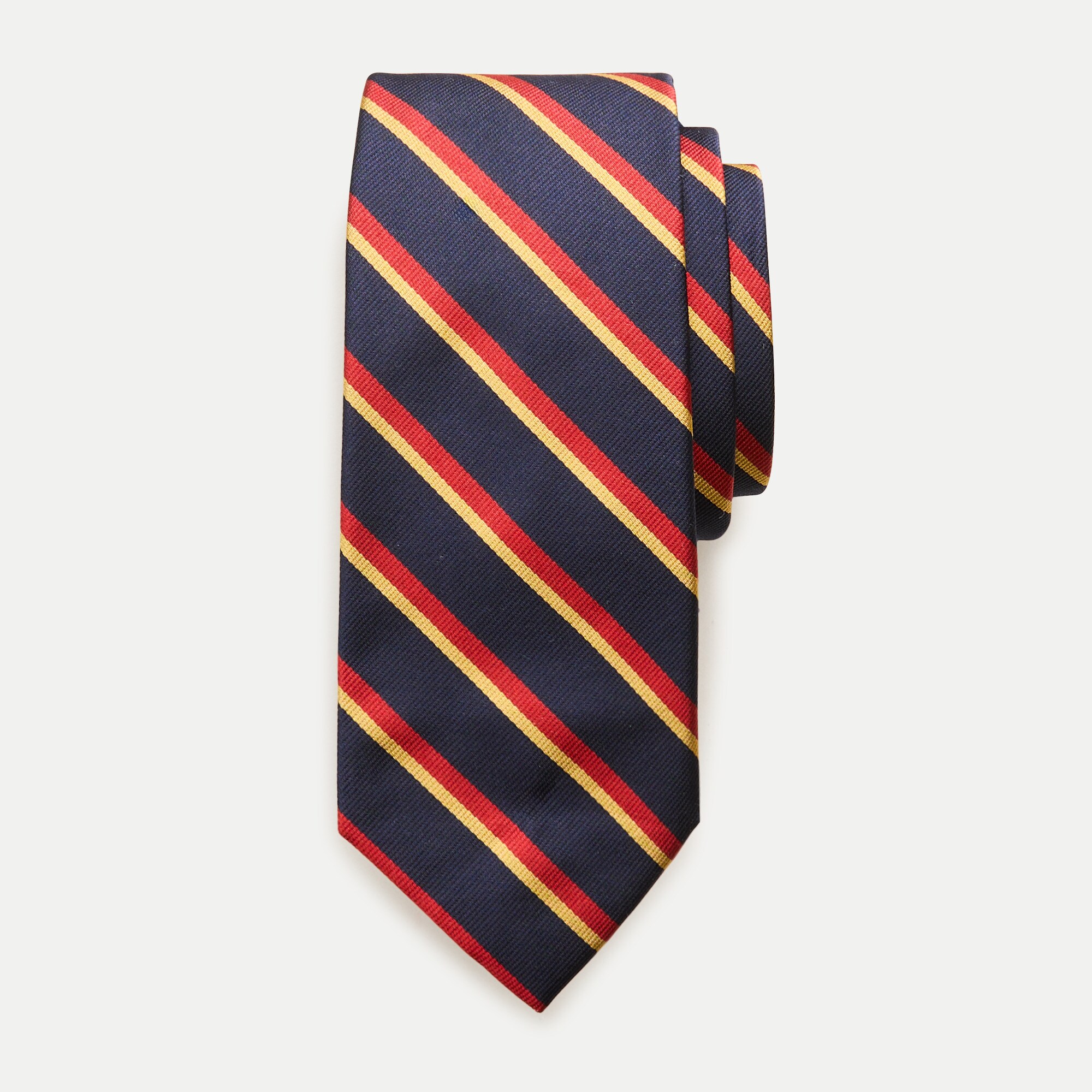 English silk striped tie