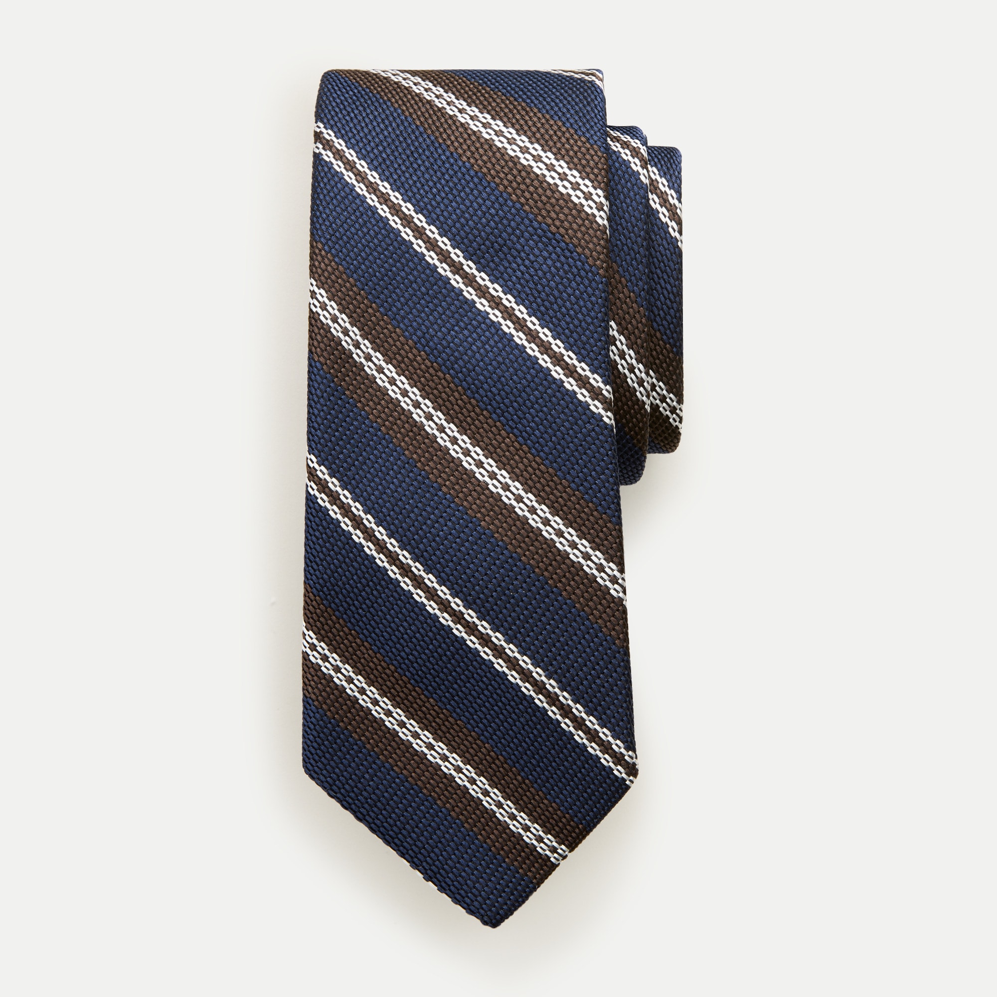 Italian silk tie in stripe