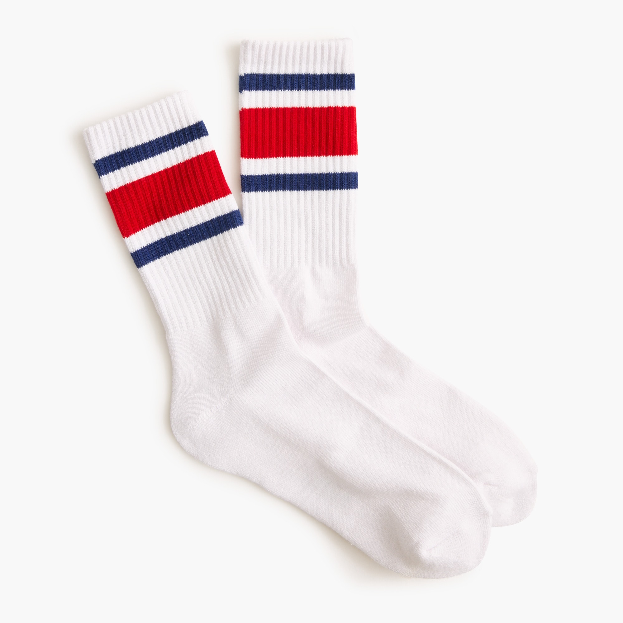 Striped tube socks