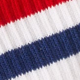 Bird's-eye socks RED BLUE