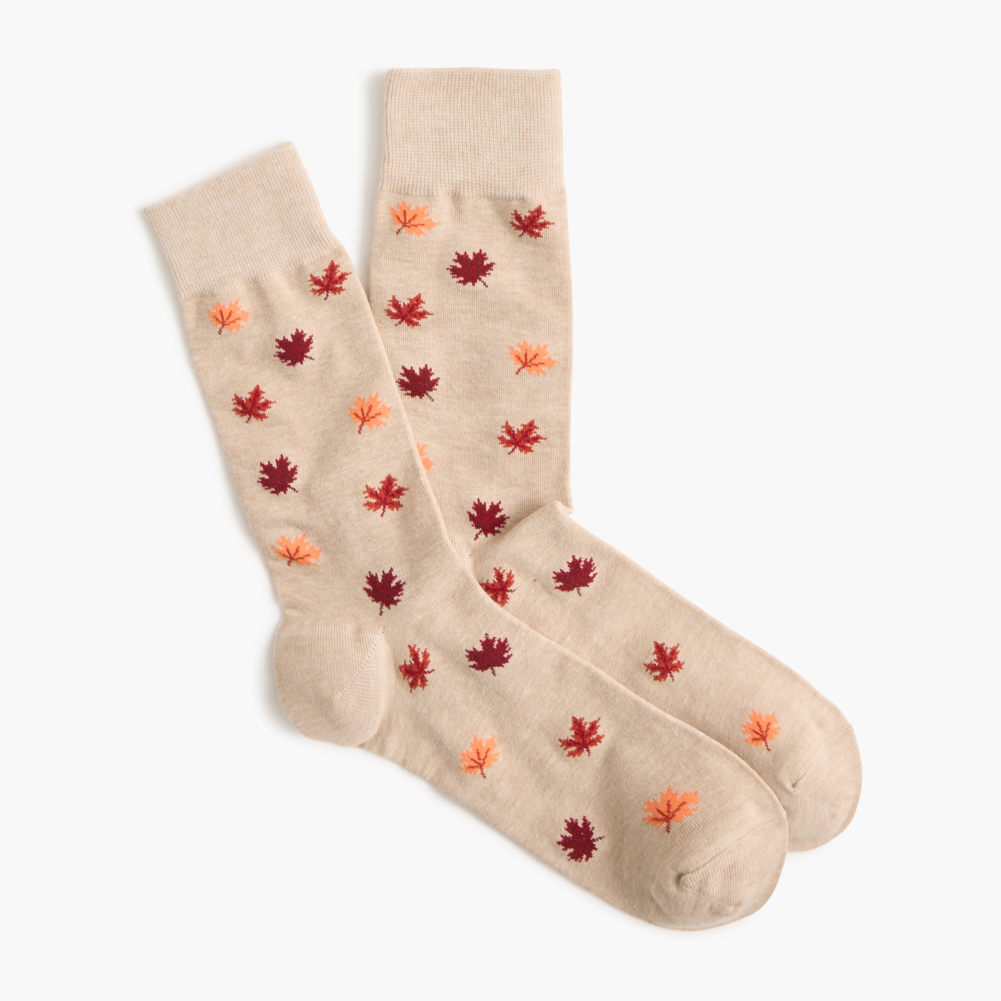 Fall leaves socks