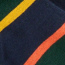 Striped socks NAVY DARK FOREST