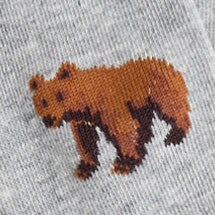 Bird's-eye socks HTHR GRAPHITE