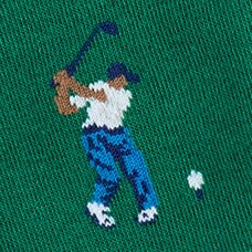 Bird's-eye socks DARK GREEN