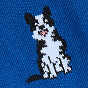 Bird's-eye socks GULF BLUE
