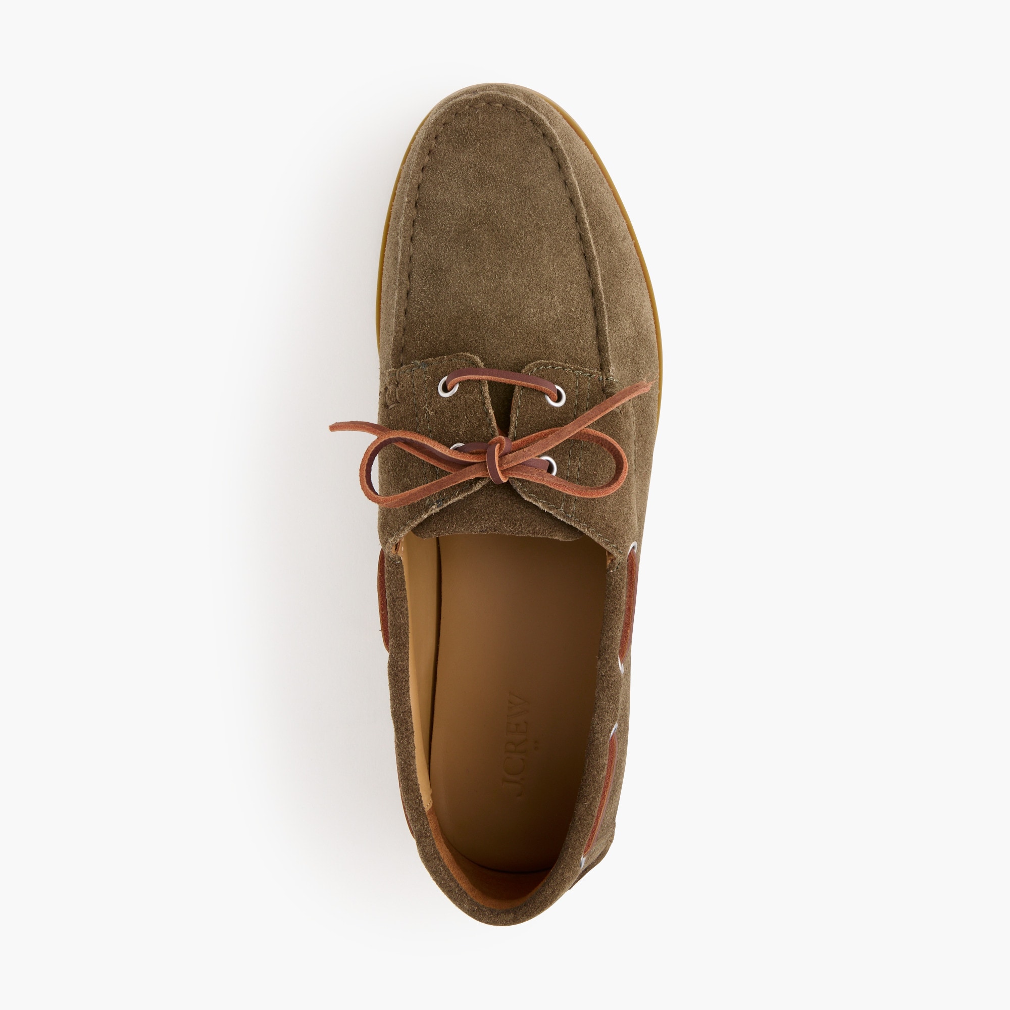 Suede boat shoes