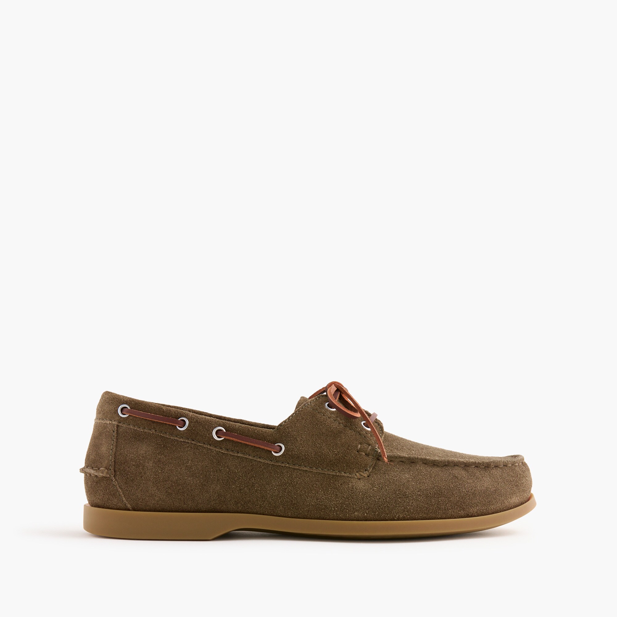 Suede boat shoes