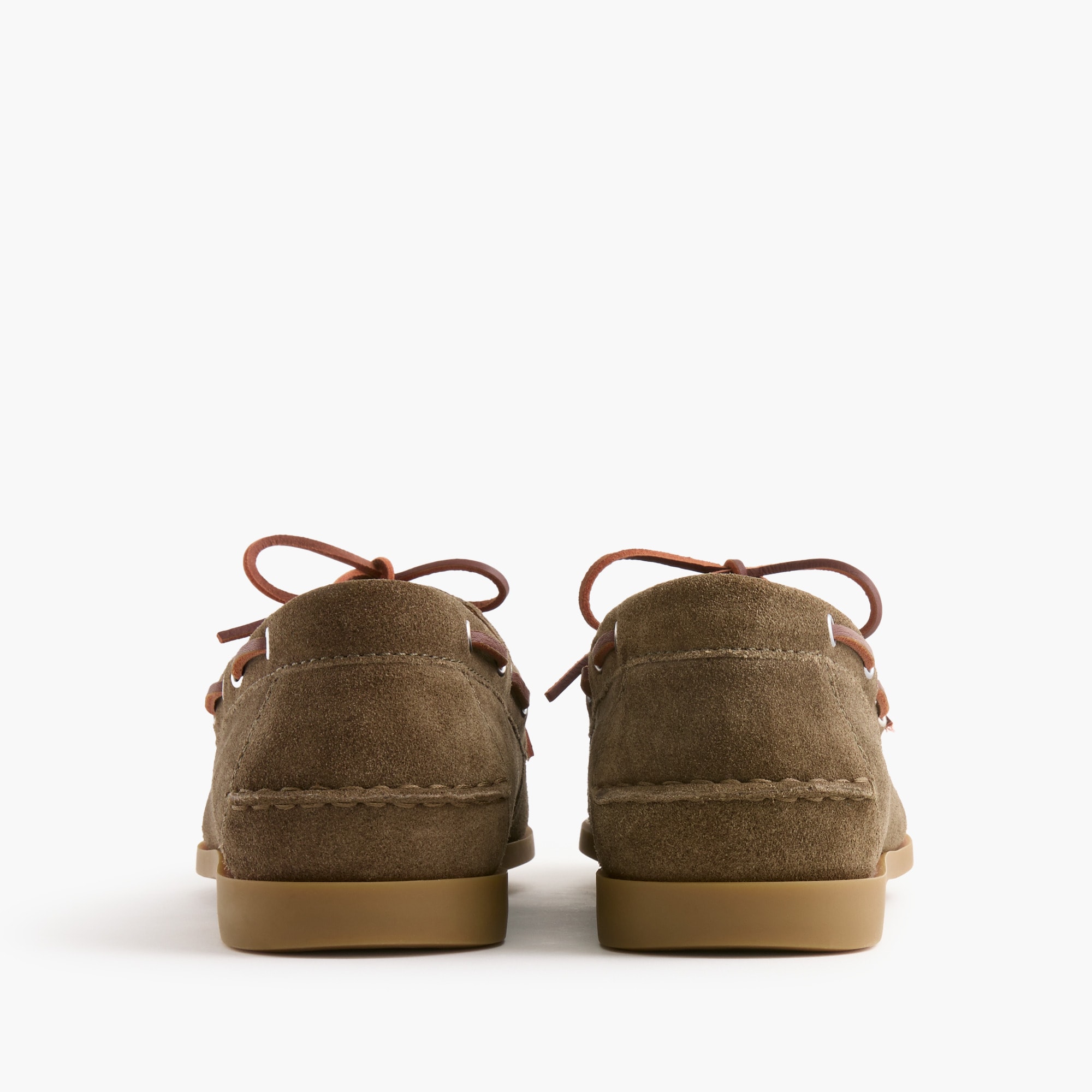 Suede boat shoes