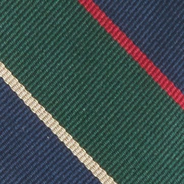 Striped tie NAVY GREEN REP