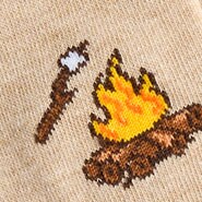 Bird's-eye socks HTHR OATMEAL