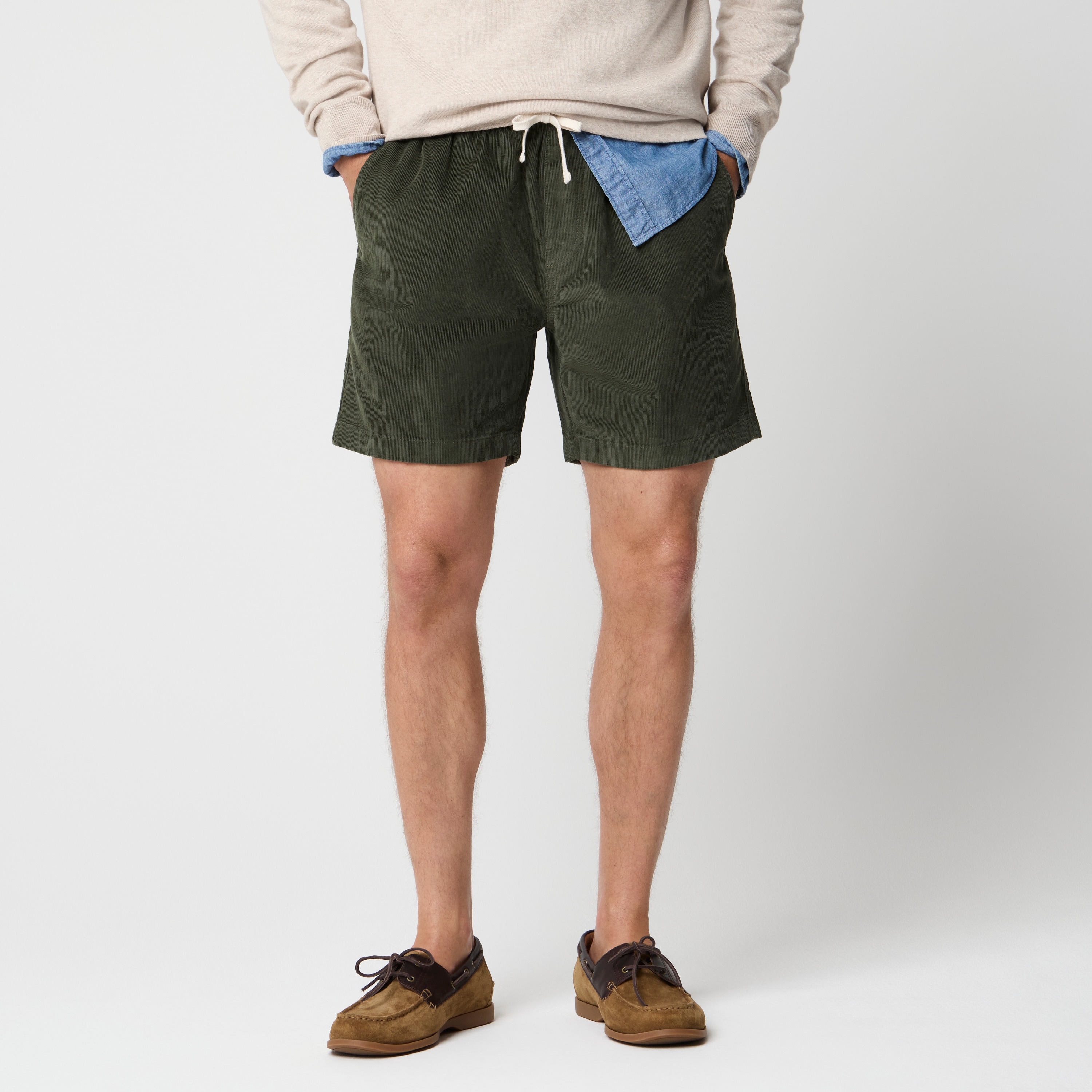Corduroy Drawstring Dock Short For Men | Factory
