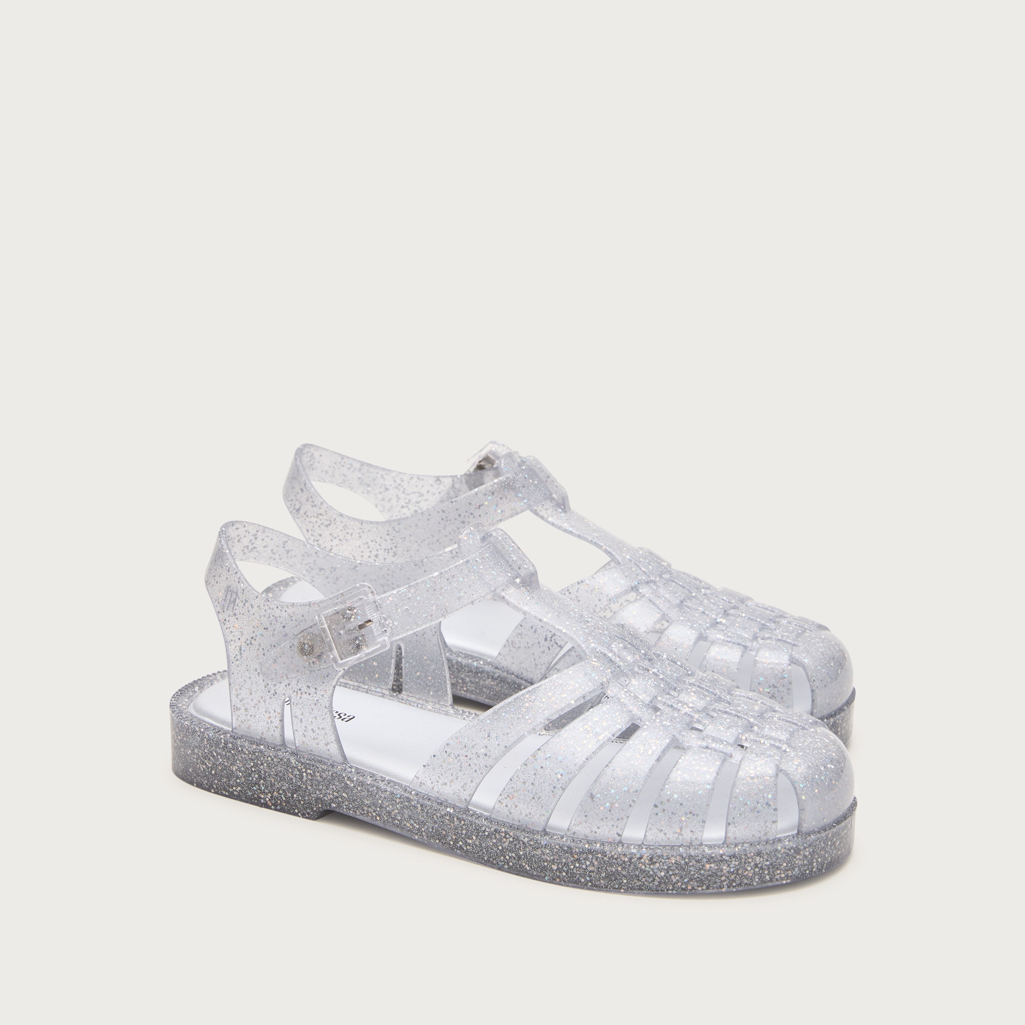 Kids' Mini Melissa® Possession Glitter Sandals For Girls | J.Crew