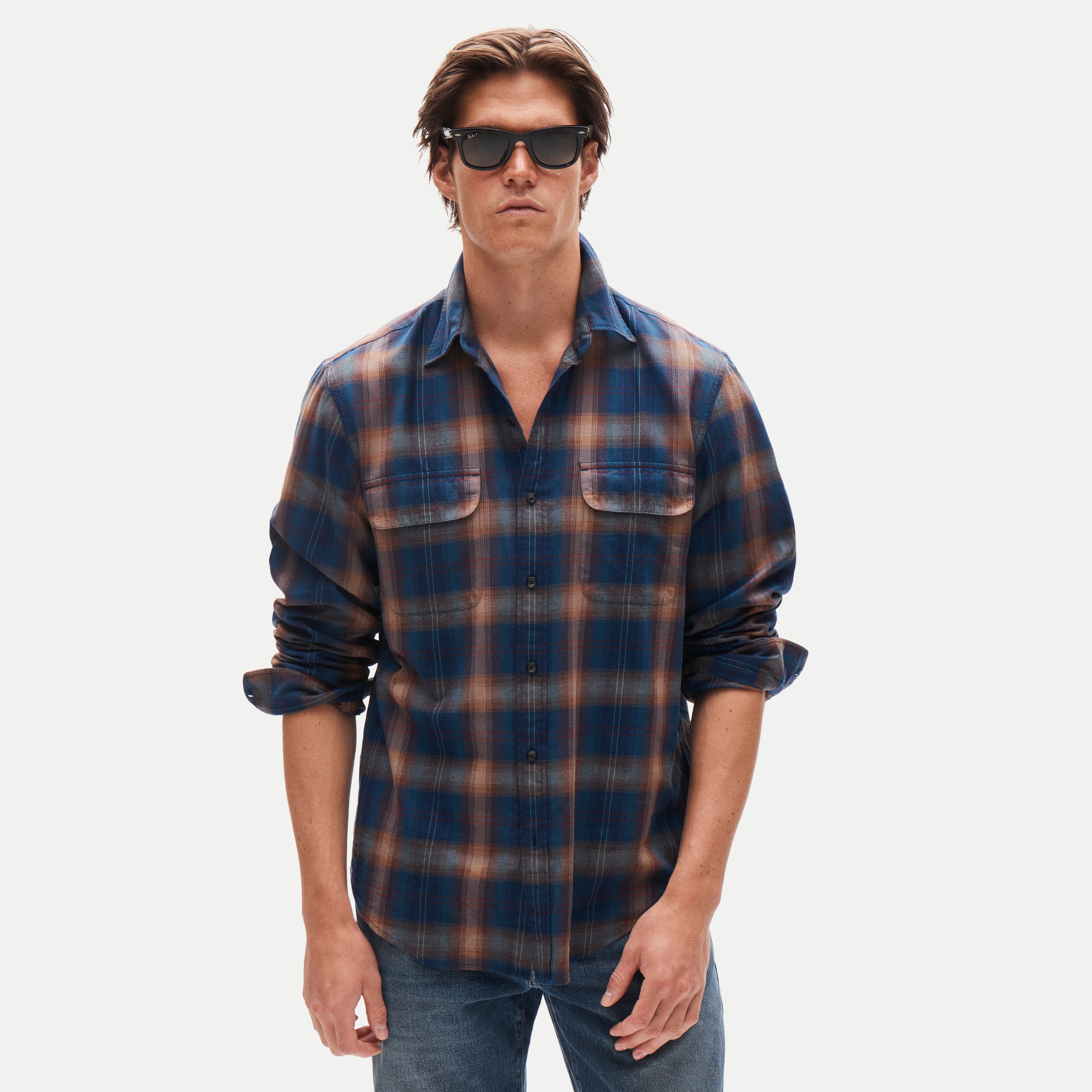 Wallace & Barnes brushed twill workshirt