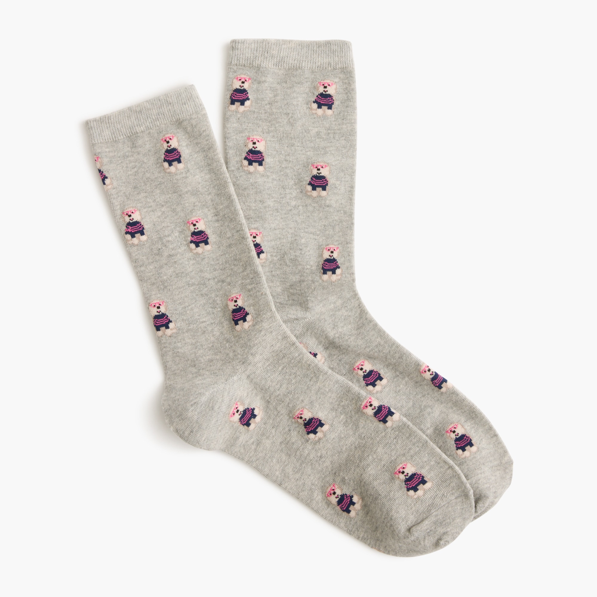 Sweater dog trouser socks