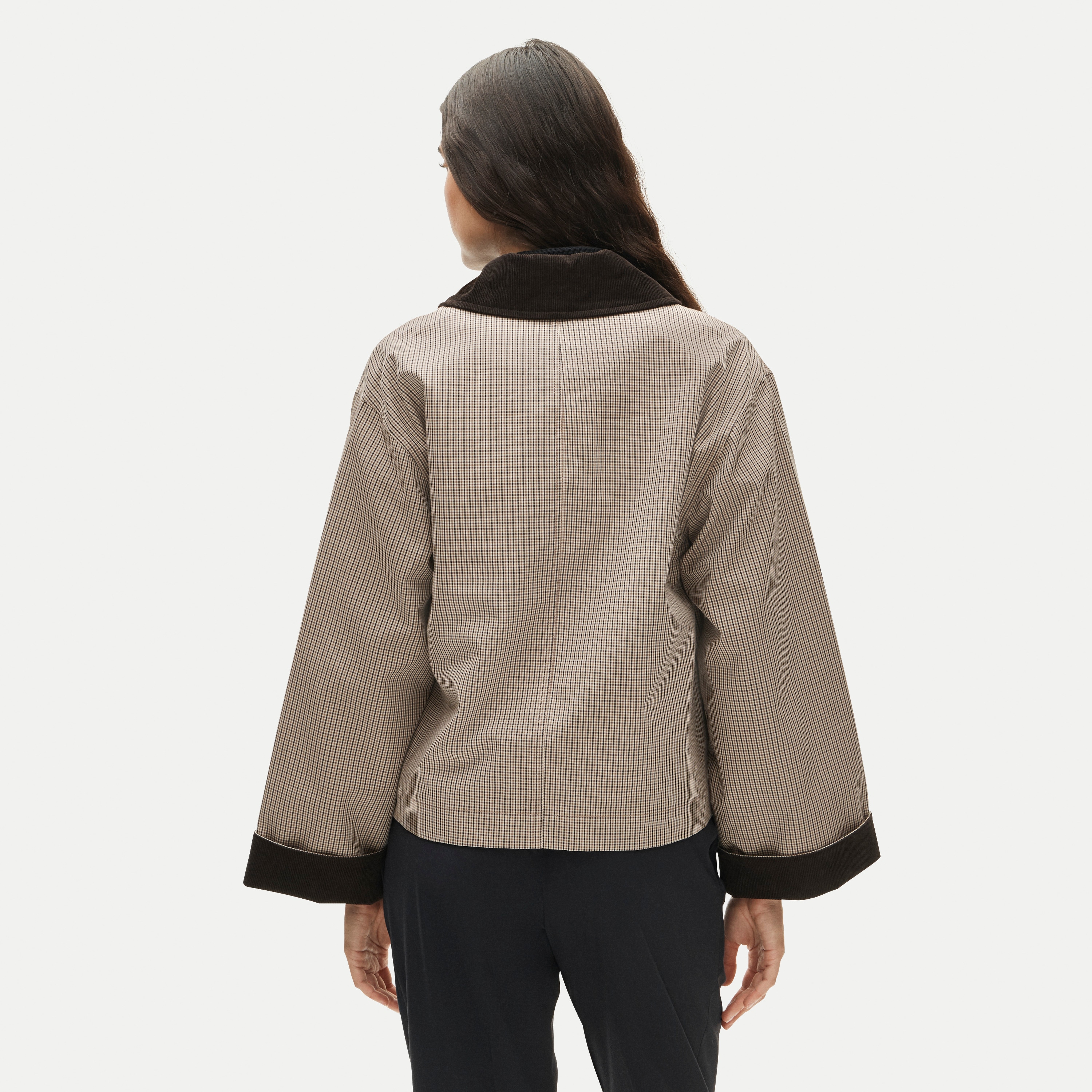 Women's 2026 Barn Jacket™ in plaid double-faced cotton