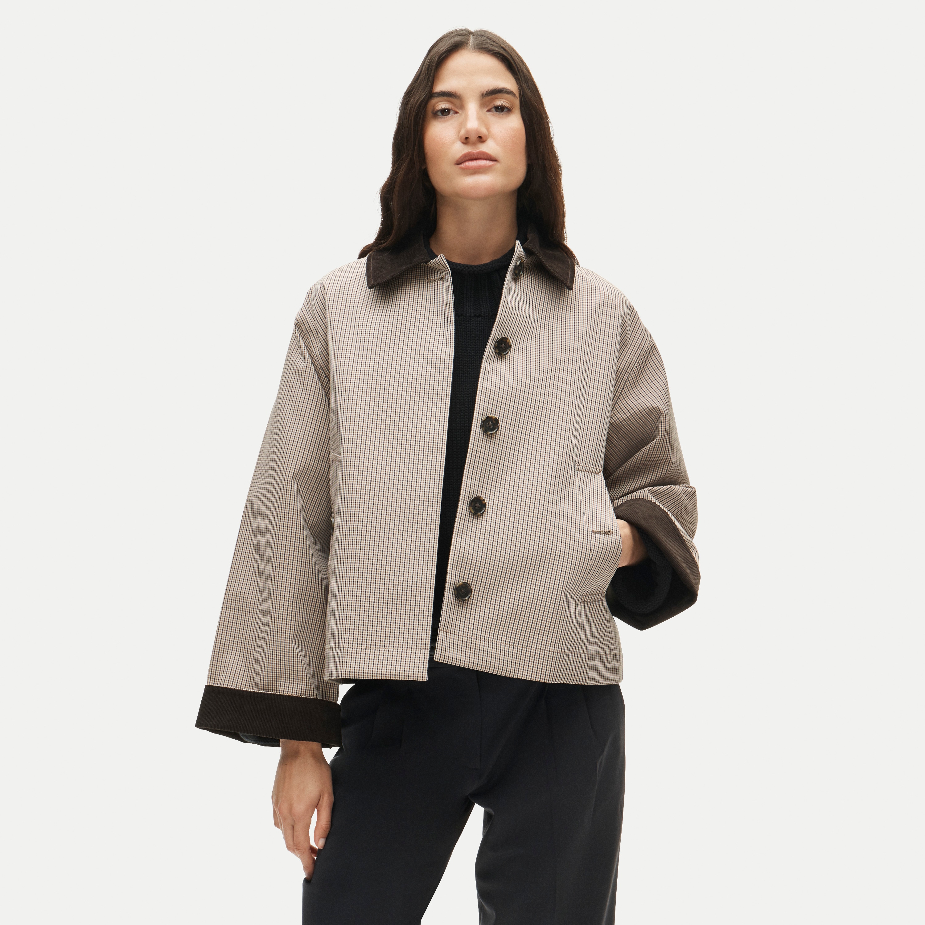 2026 Barn Jacket™ in plaid double-faced cotton