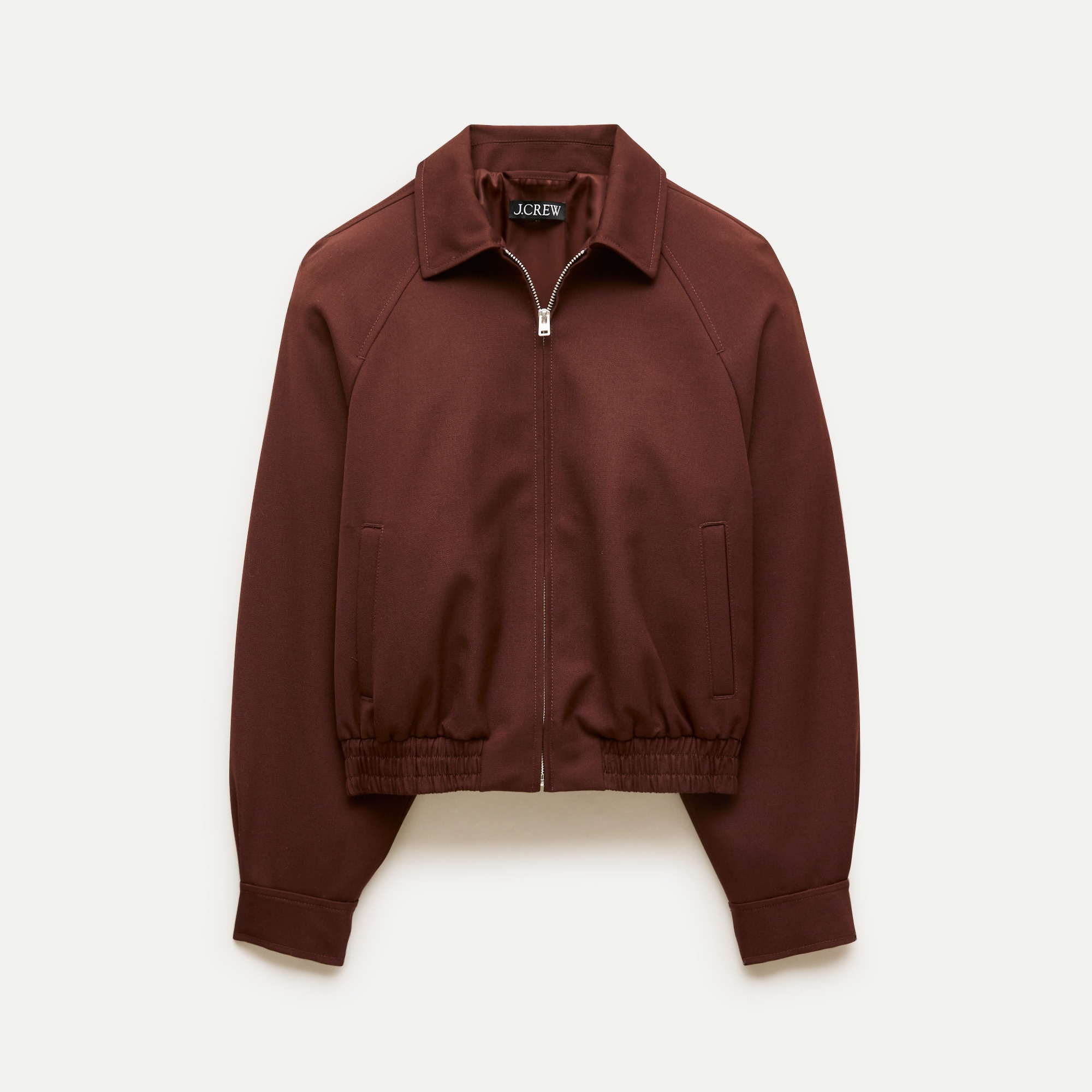 Bomber jacket in wool blend