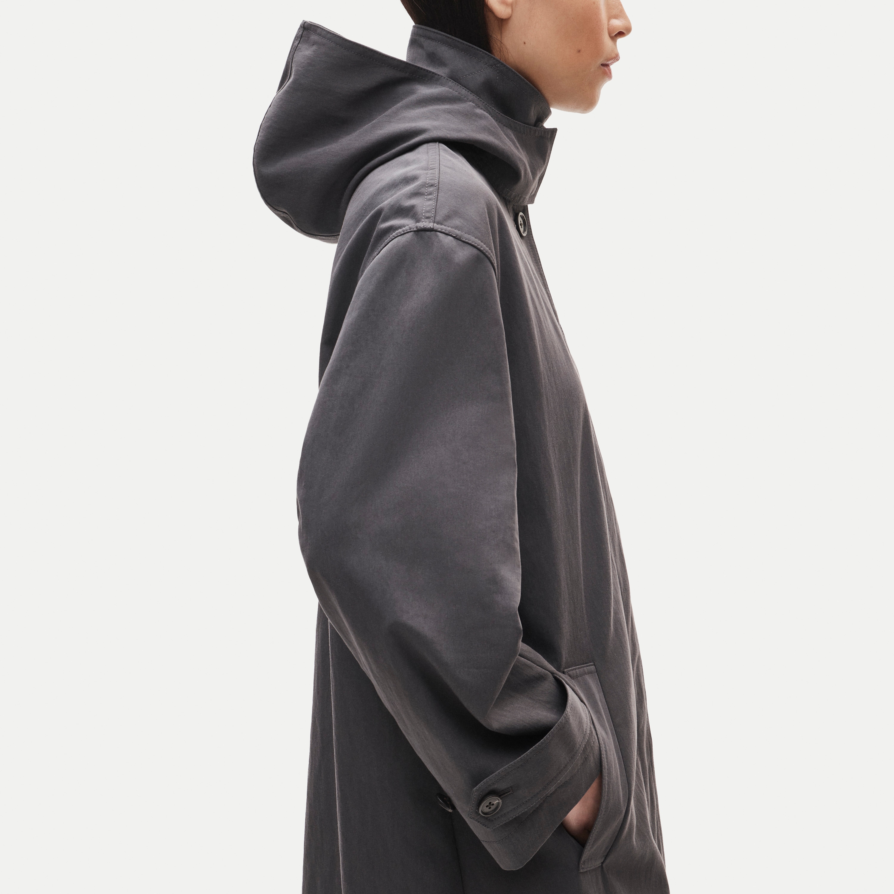 Soho car coat in cotton-blend