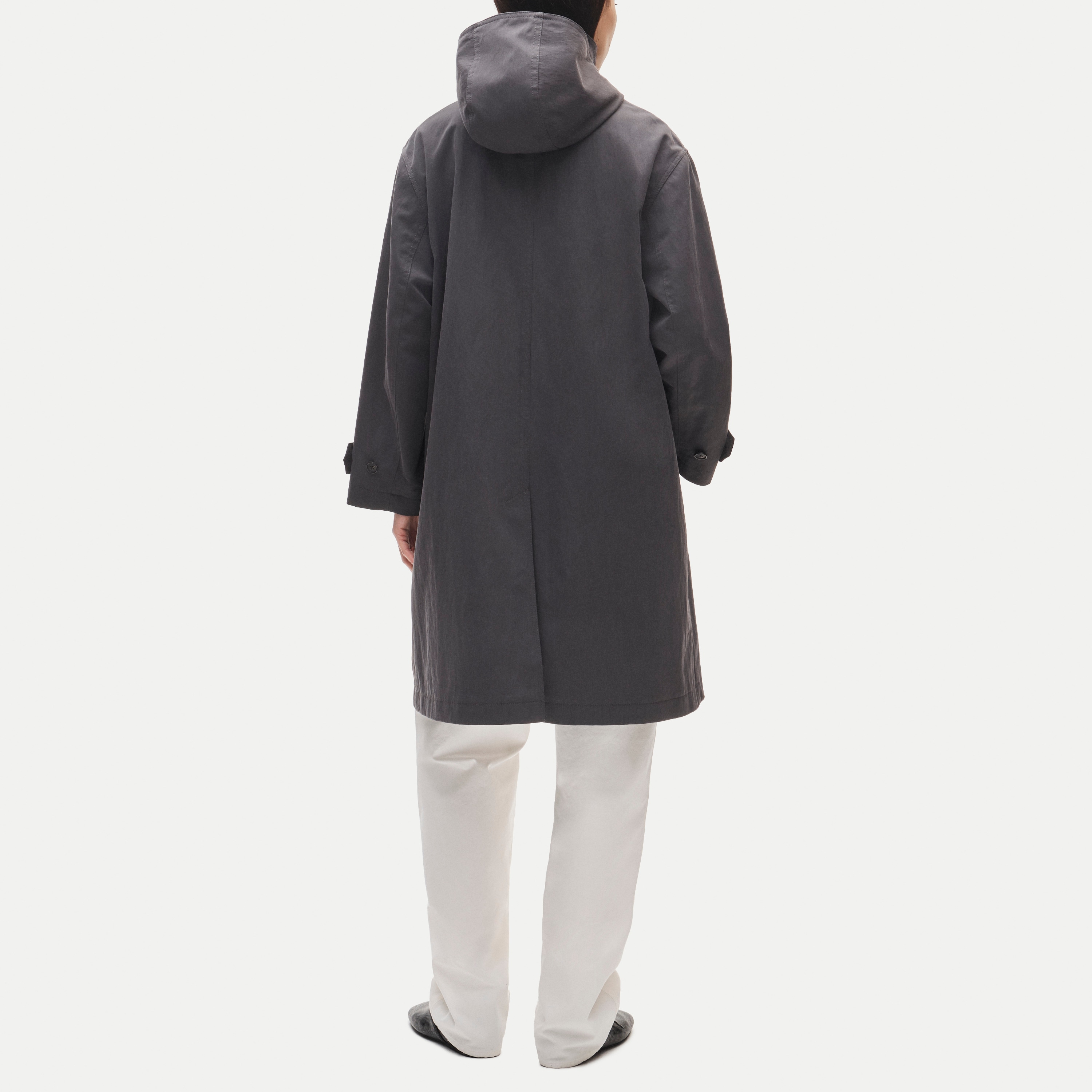 Soho car coat in cotton-blend