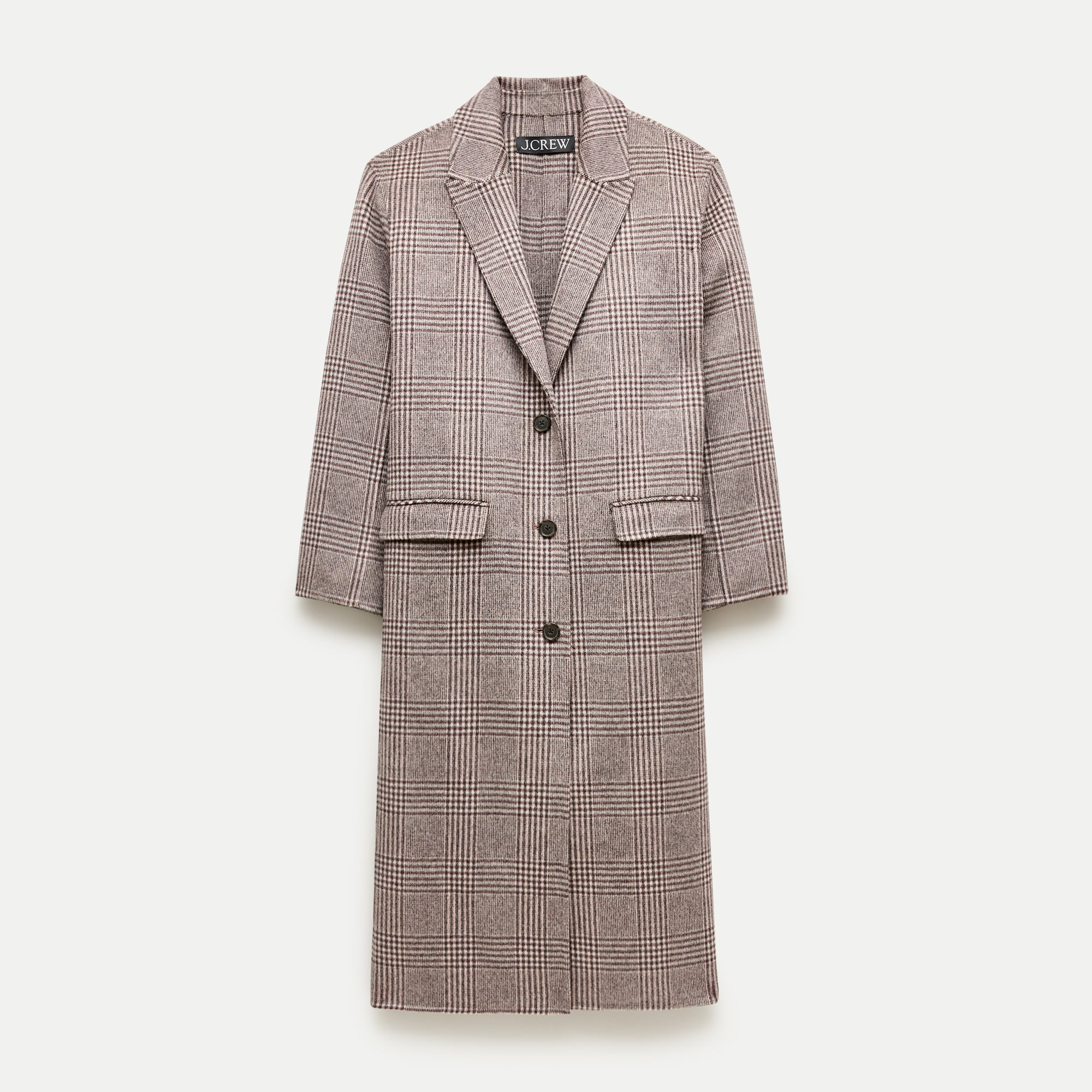 Chiara coat in plaid double faced