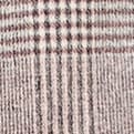 Chiara coat in plaid double faced BROWN CHECK LARGER