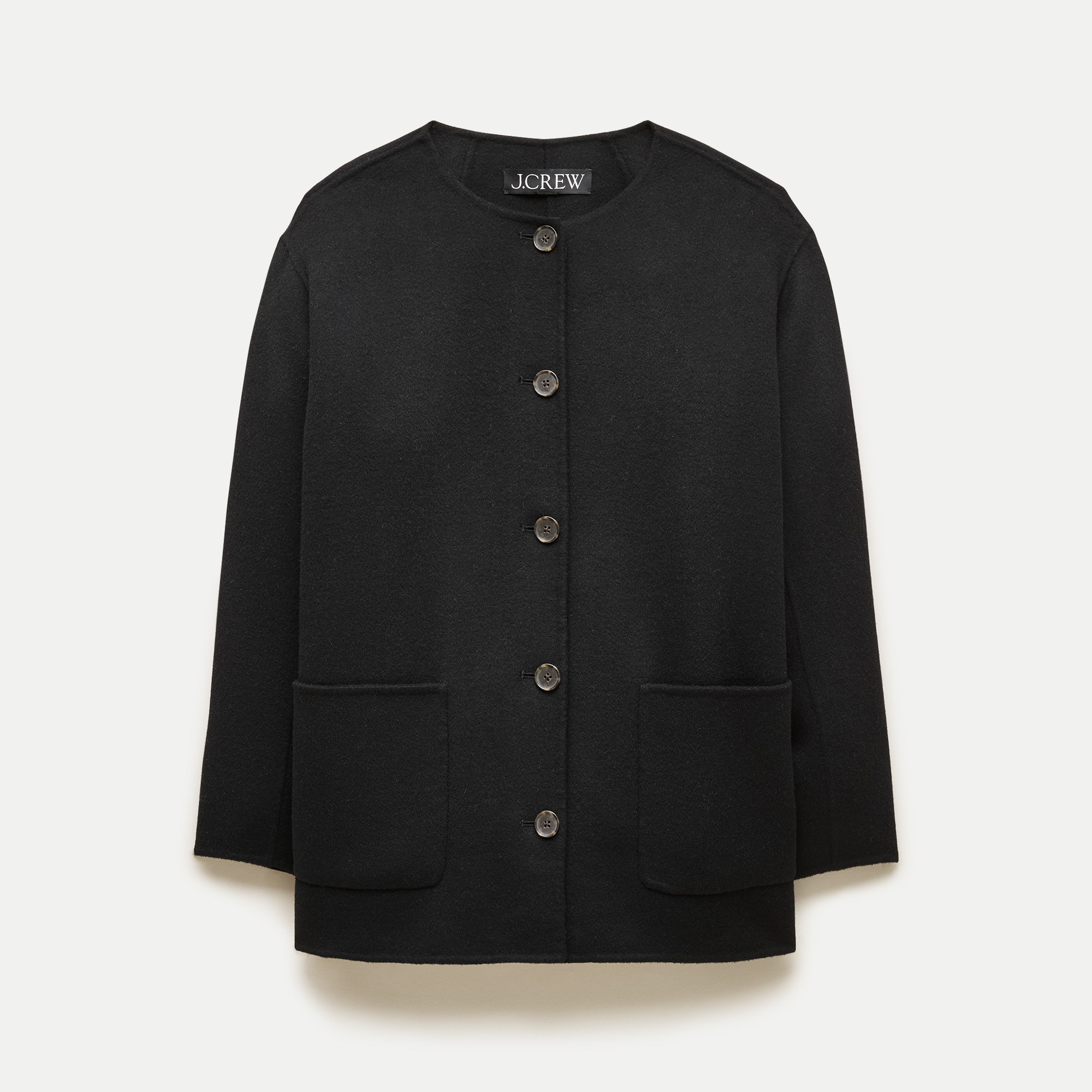 Bianca coat in drapey wool blend