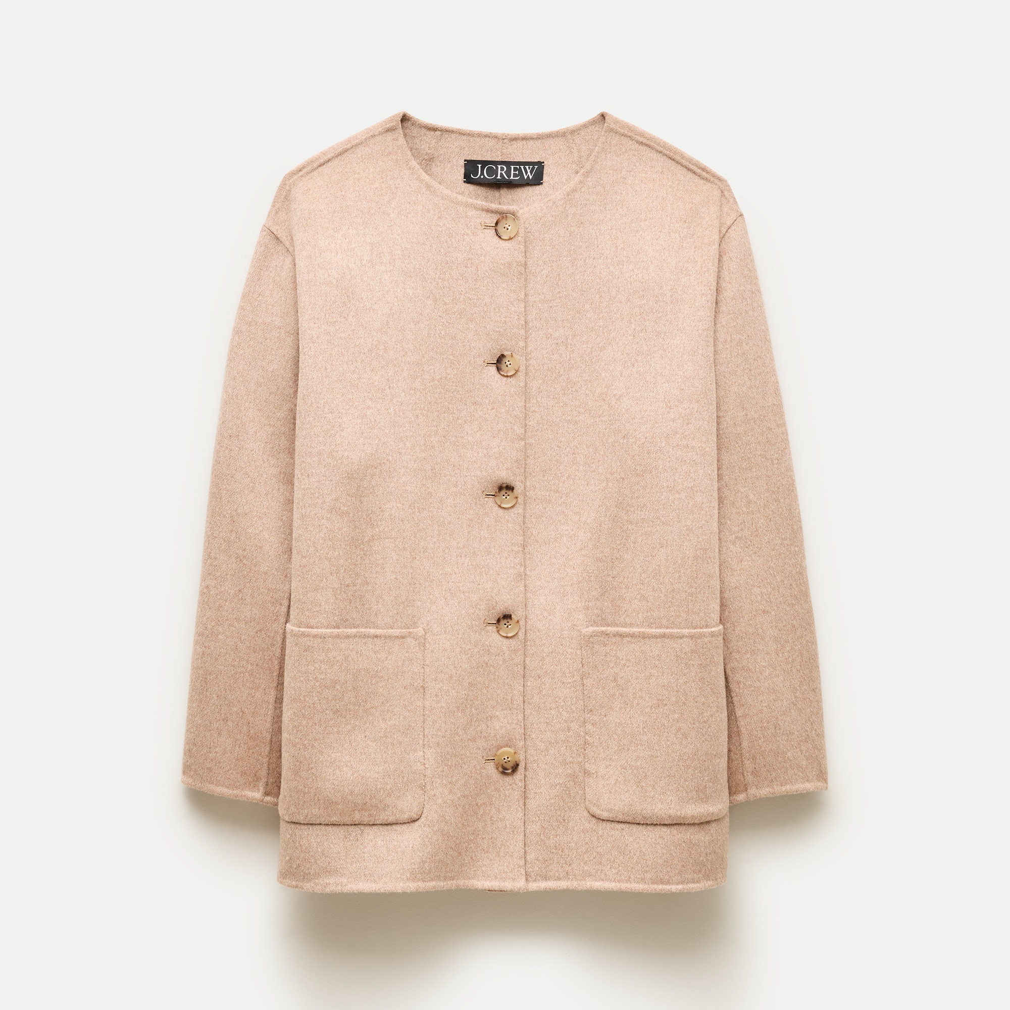Bianca coat in drapey wool blend