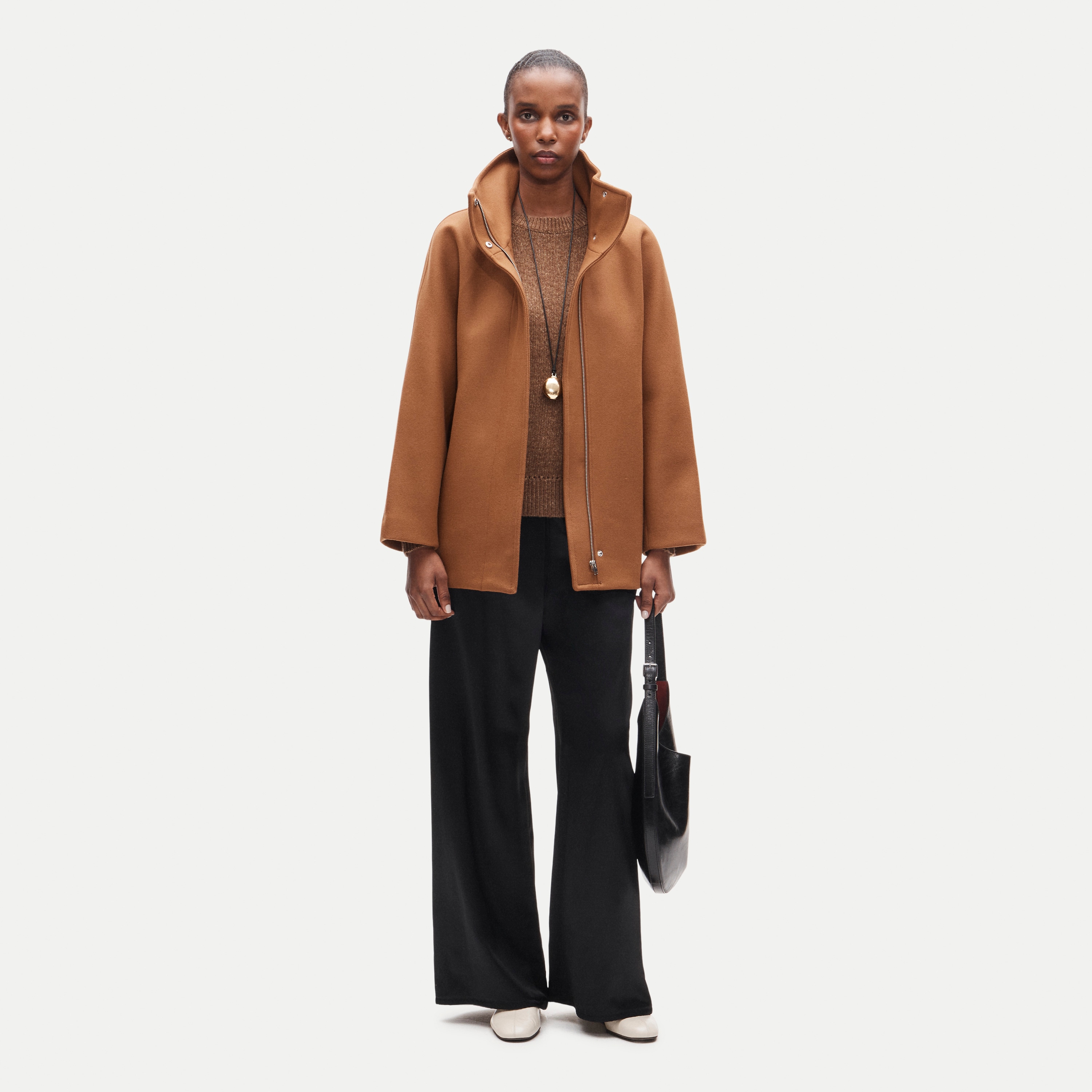Luciana Coat In Wool-blend Melton For Women | J.Crew