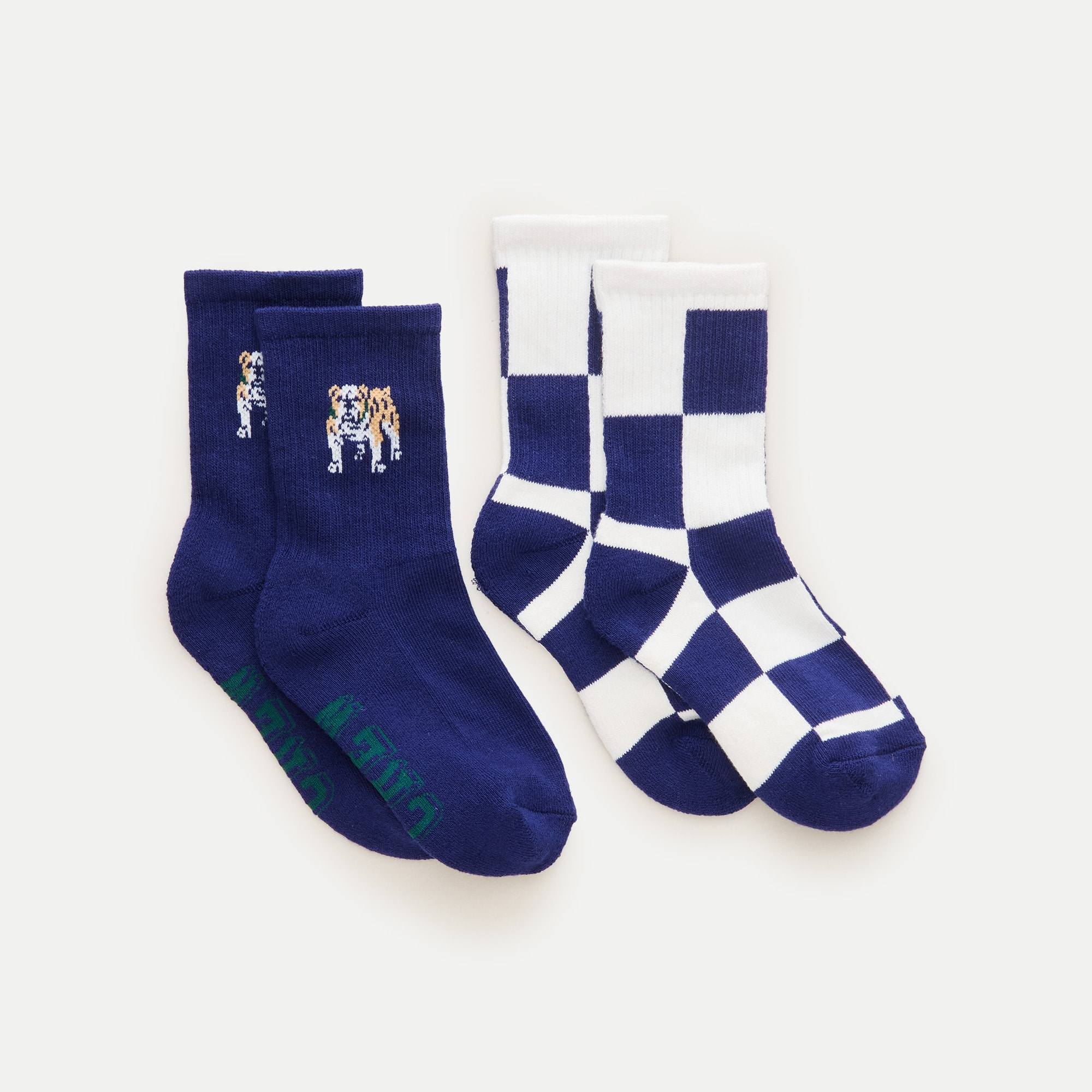 Kids' novelty trouser socks two-pack