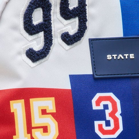 State&trade; kids' Kane backpack in varsity print VARSITY NUMBERS