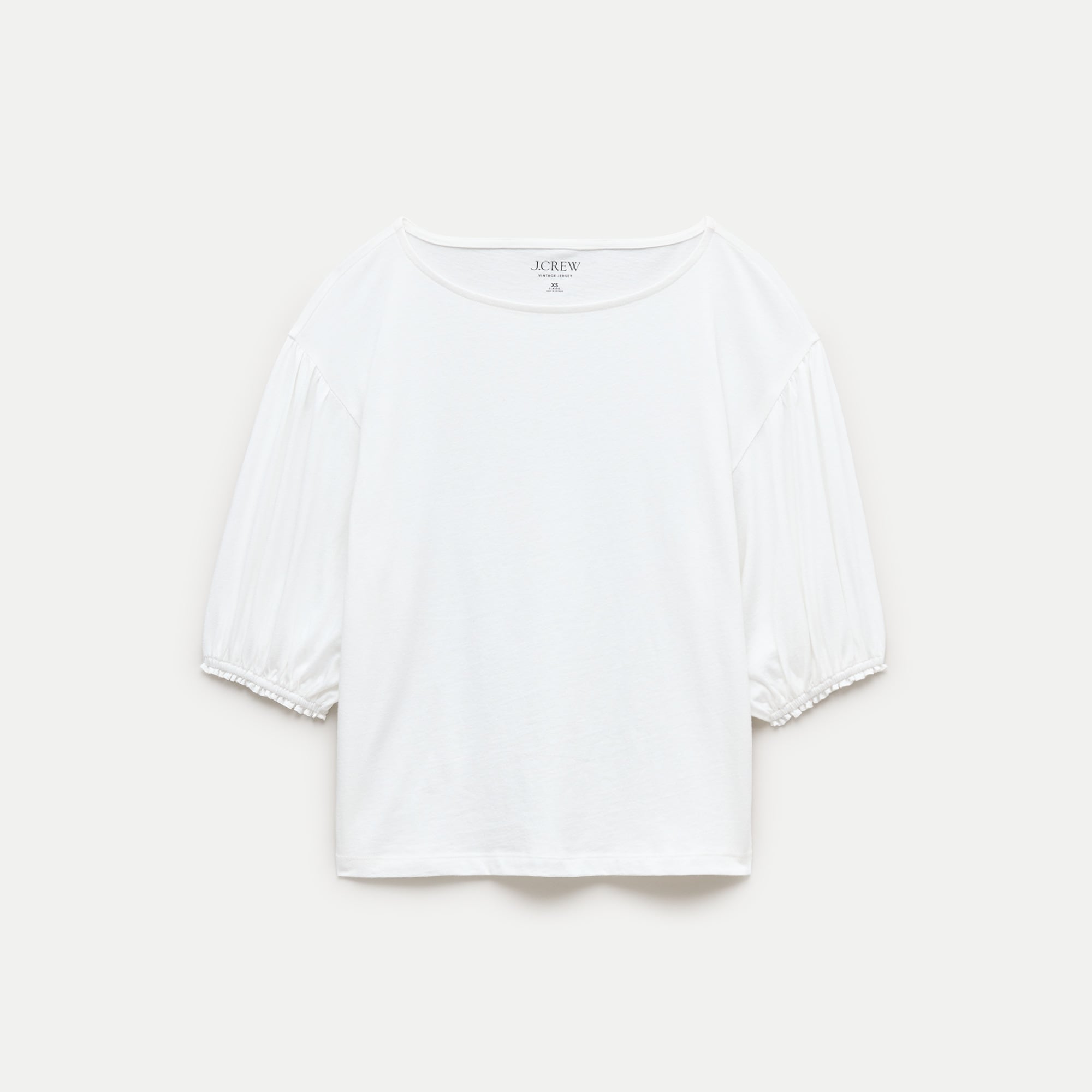 White Puff Sleeve Tops | J.Crew