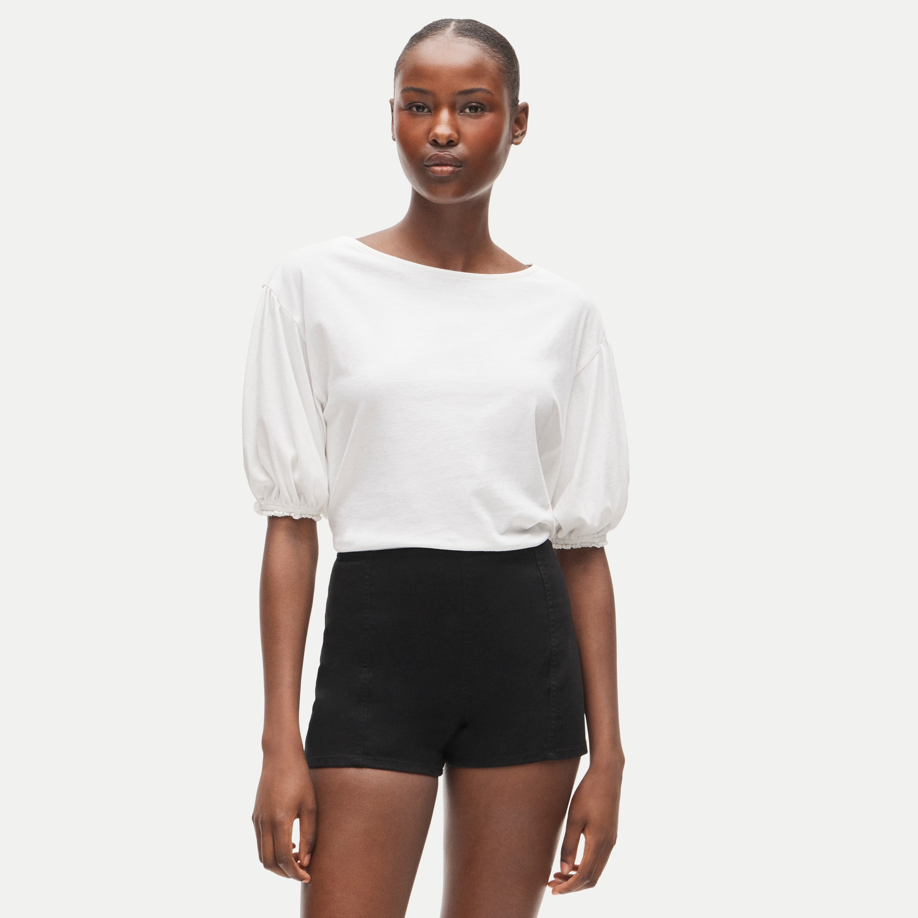 Vintage Jersey Blouson-sleeve T-shirt For Women | J.Crew