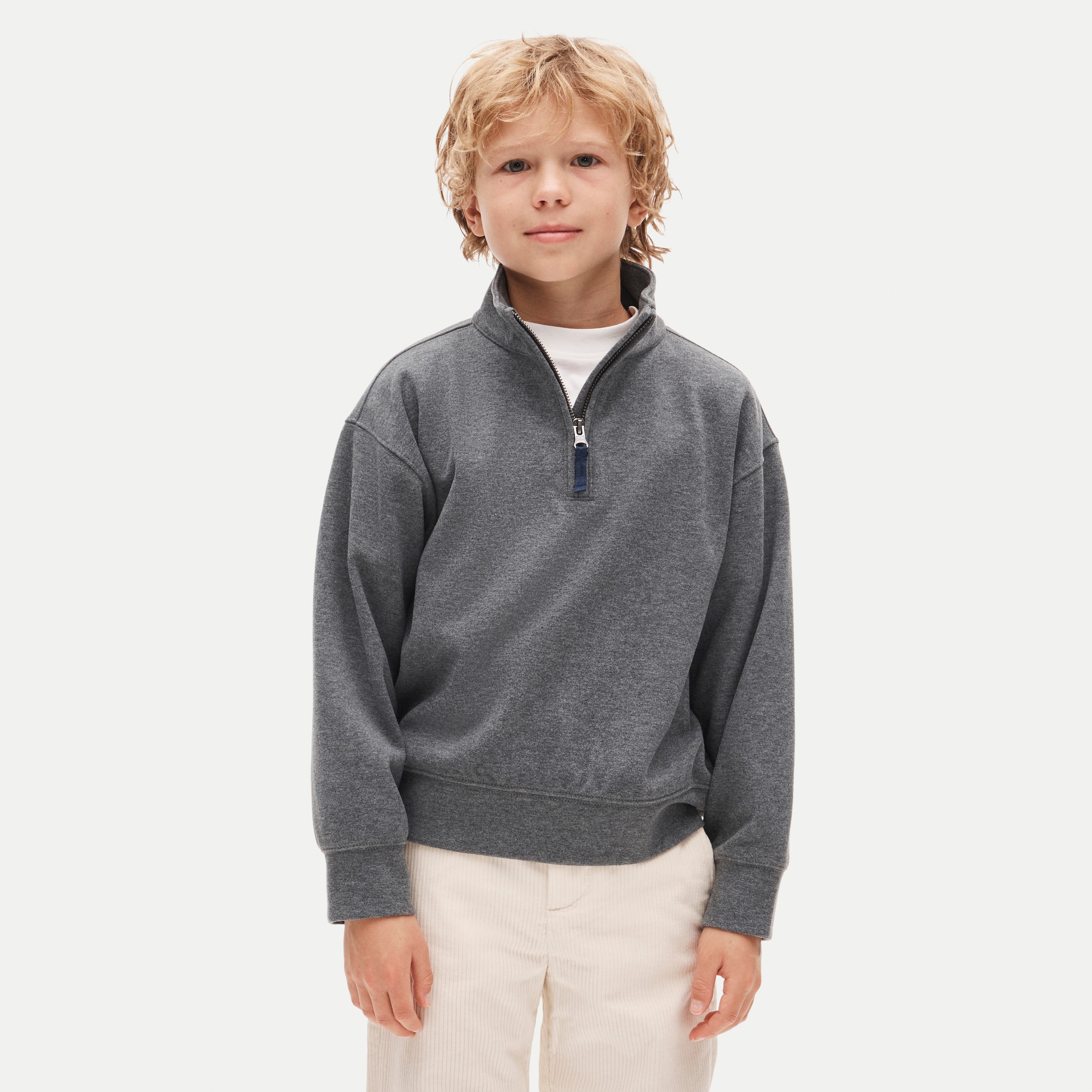 Kids' Seaboard soft-knit quarter-zip pullover
