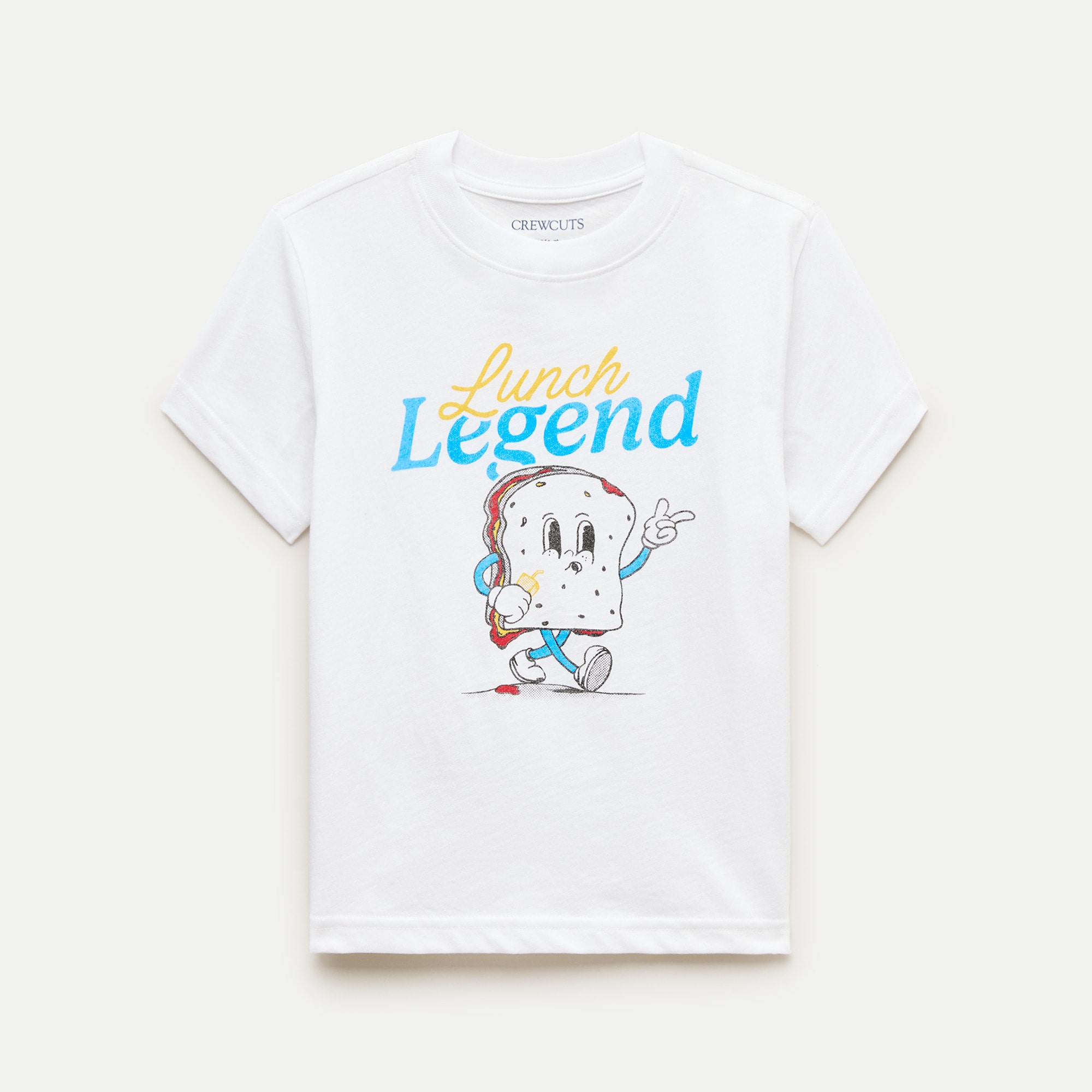 Kids' short-sleeve "Lunch legend" graphic T-shirt