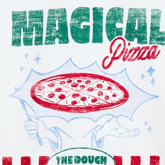 Kids' long-sleeve "grill &amp; chill" graphic T-shirt SPOOKY PIZZA