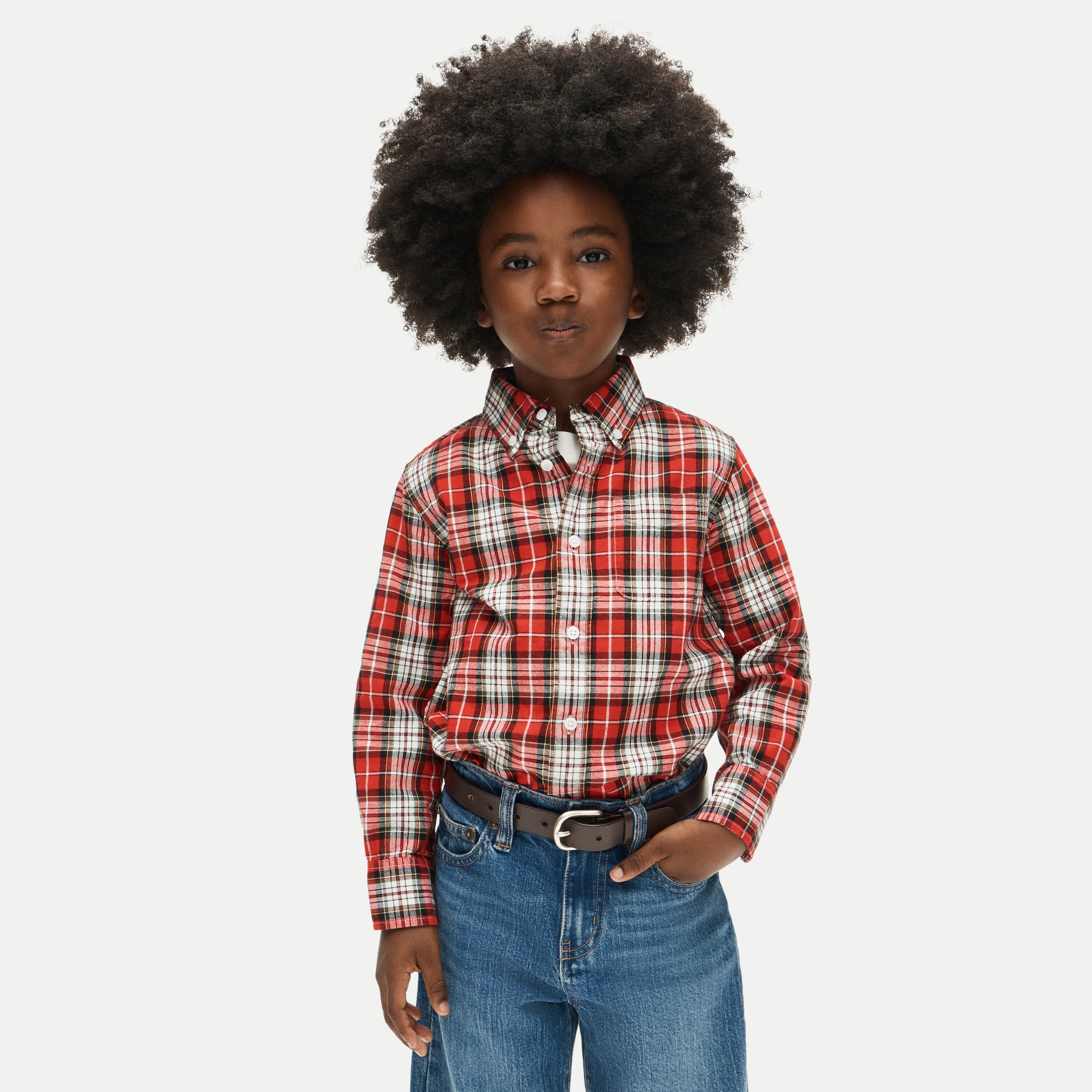Kids' classic lightweight button-down shirt