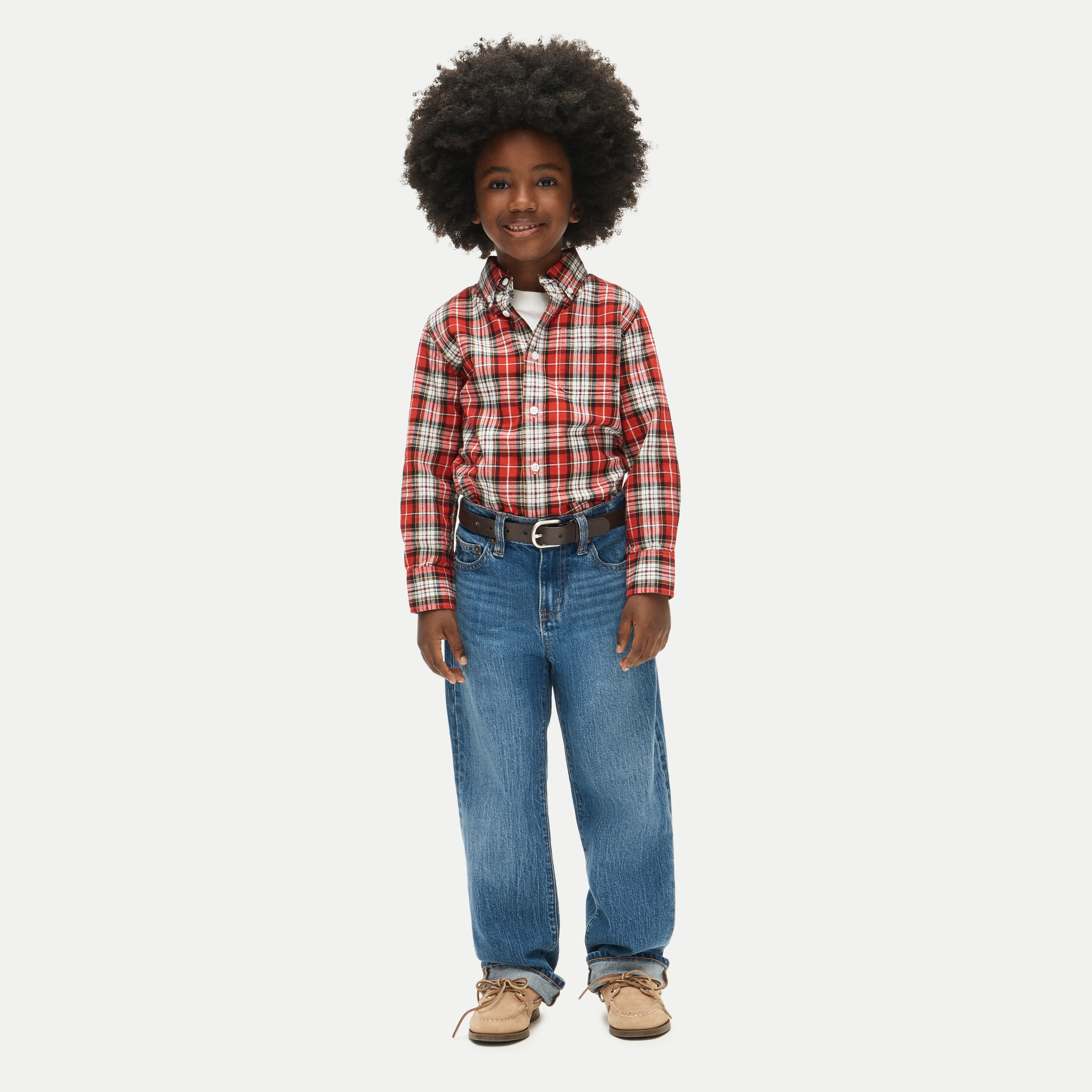 Kids' classic lightweight button-down shirt