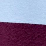 Kids' junior varsity rugby polo shirt in striped heritage jersey GRAPE ROUGE WATERLINES