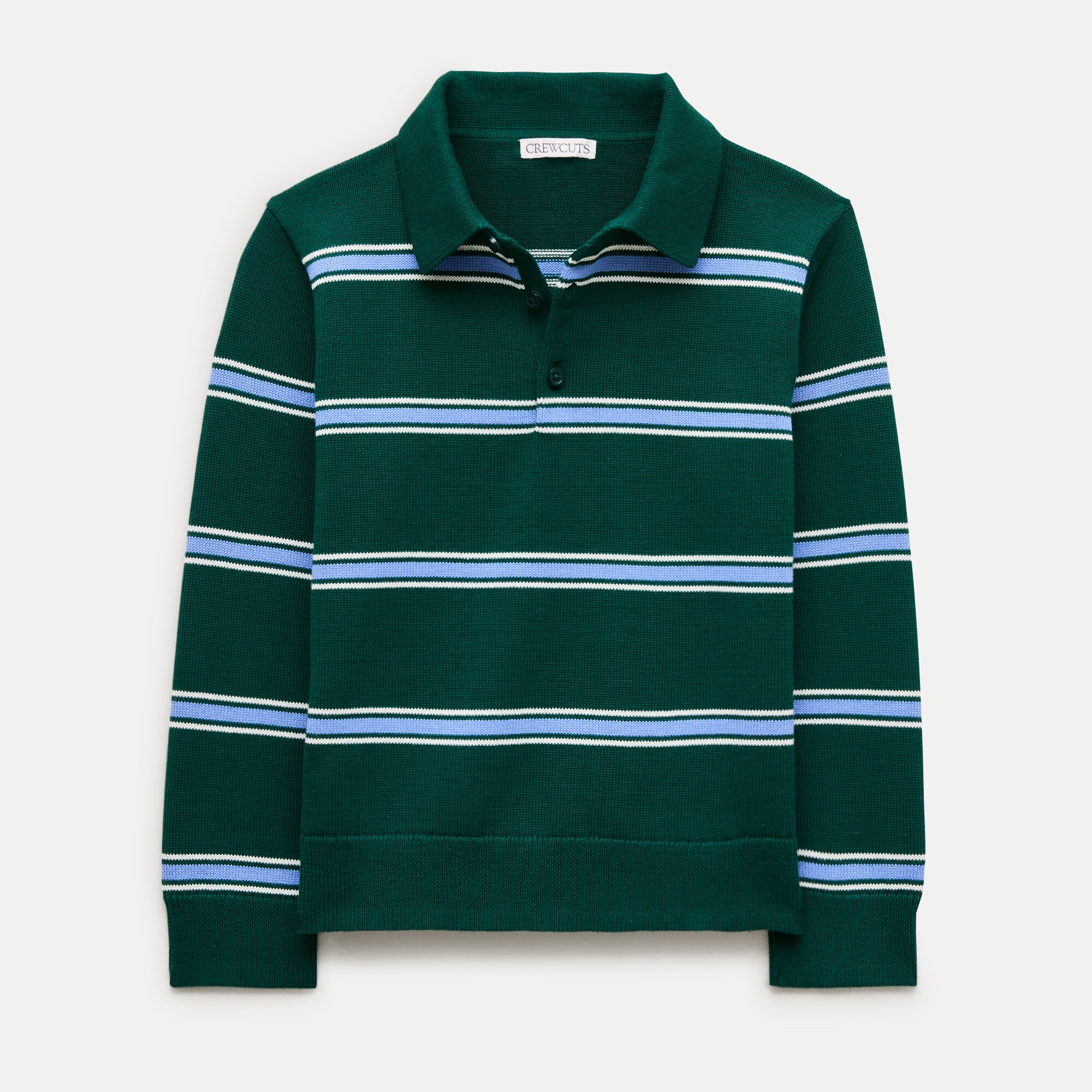 Kids' rugby sweater in cotton stripe