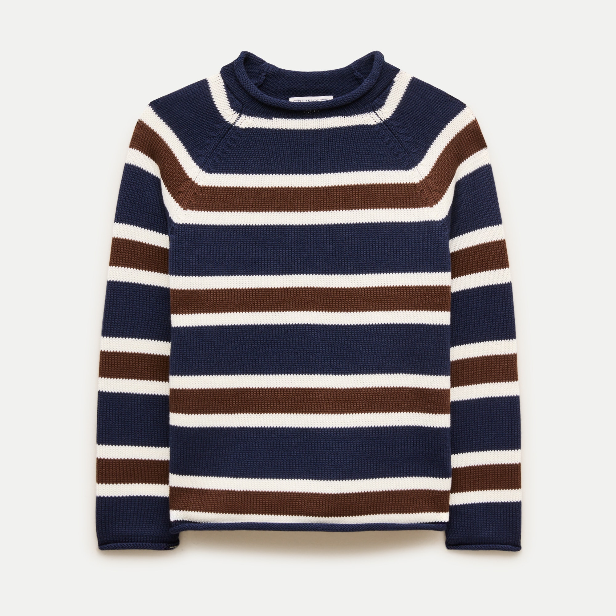 Kids' 1988 heritage cotton Rollneck™ sweater in stripe