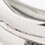 Crossover hoop earrings BRIGHT SILVER