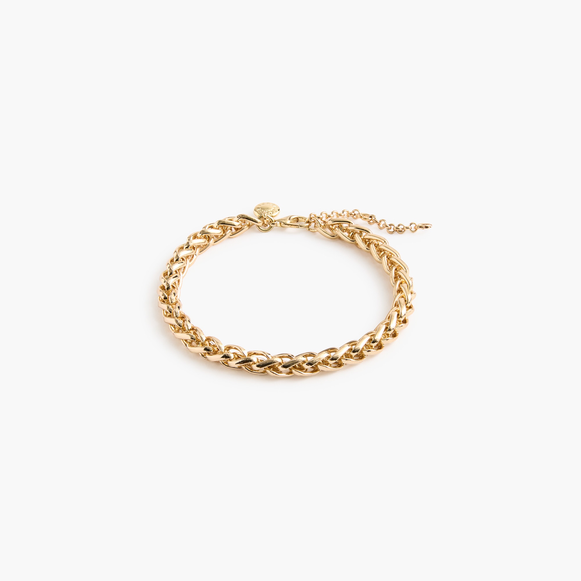 Braided chain bracelet