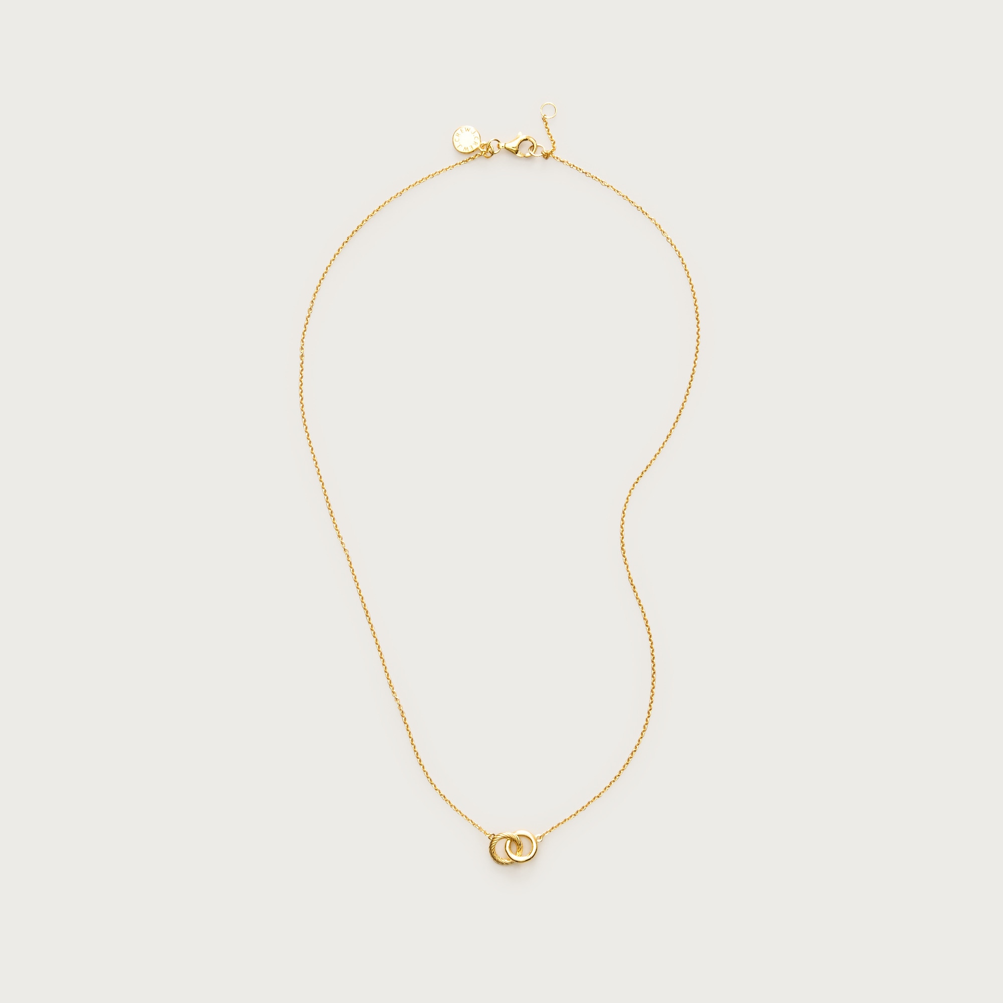 Gold vermeil door knocker necklace from J.Crew - $128