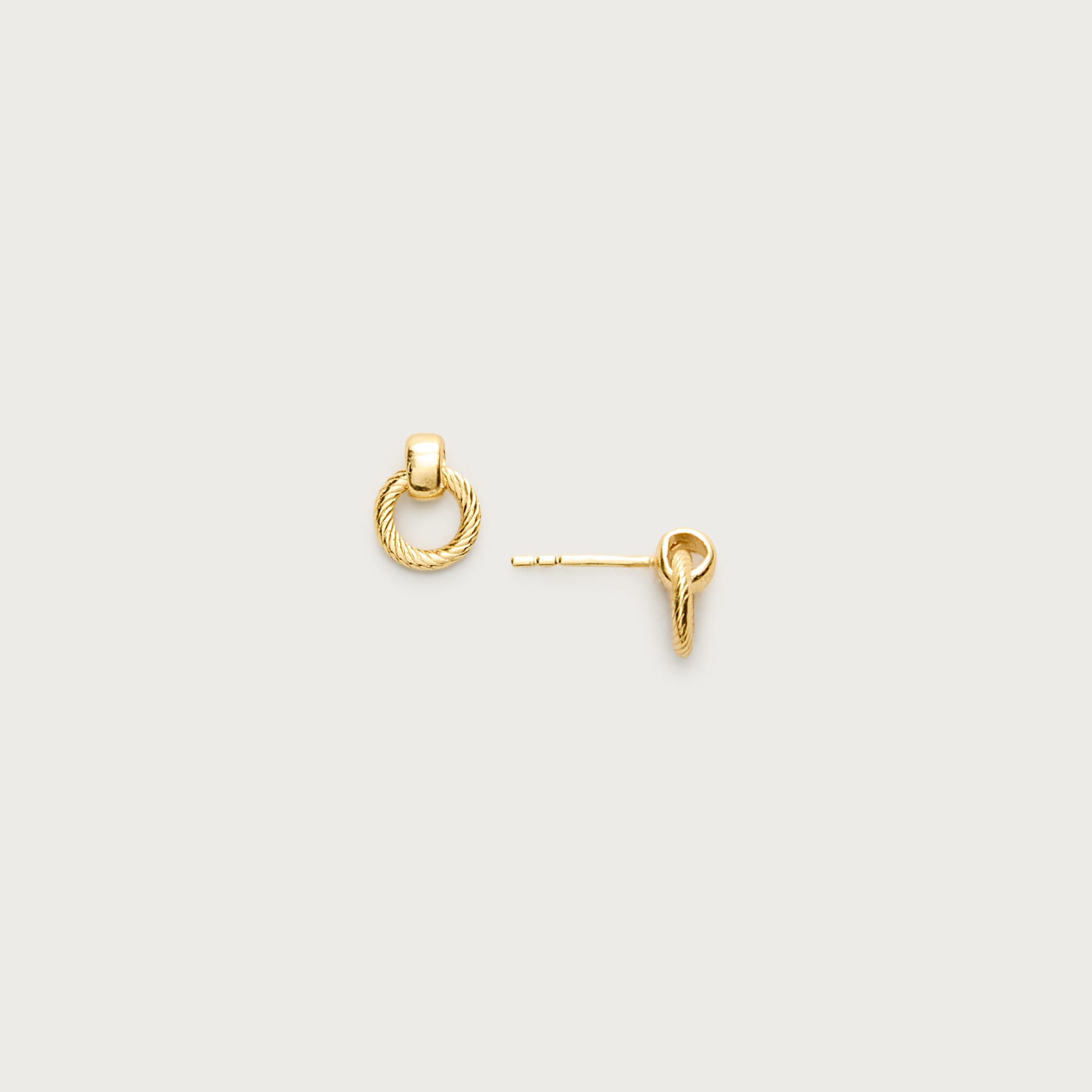 Gold vermeil doorknocker earrings from J.Crew - $98